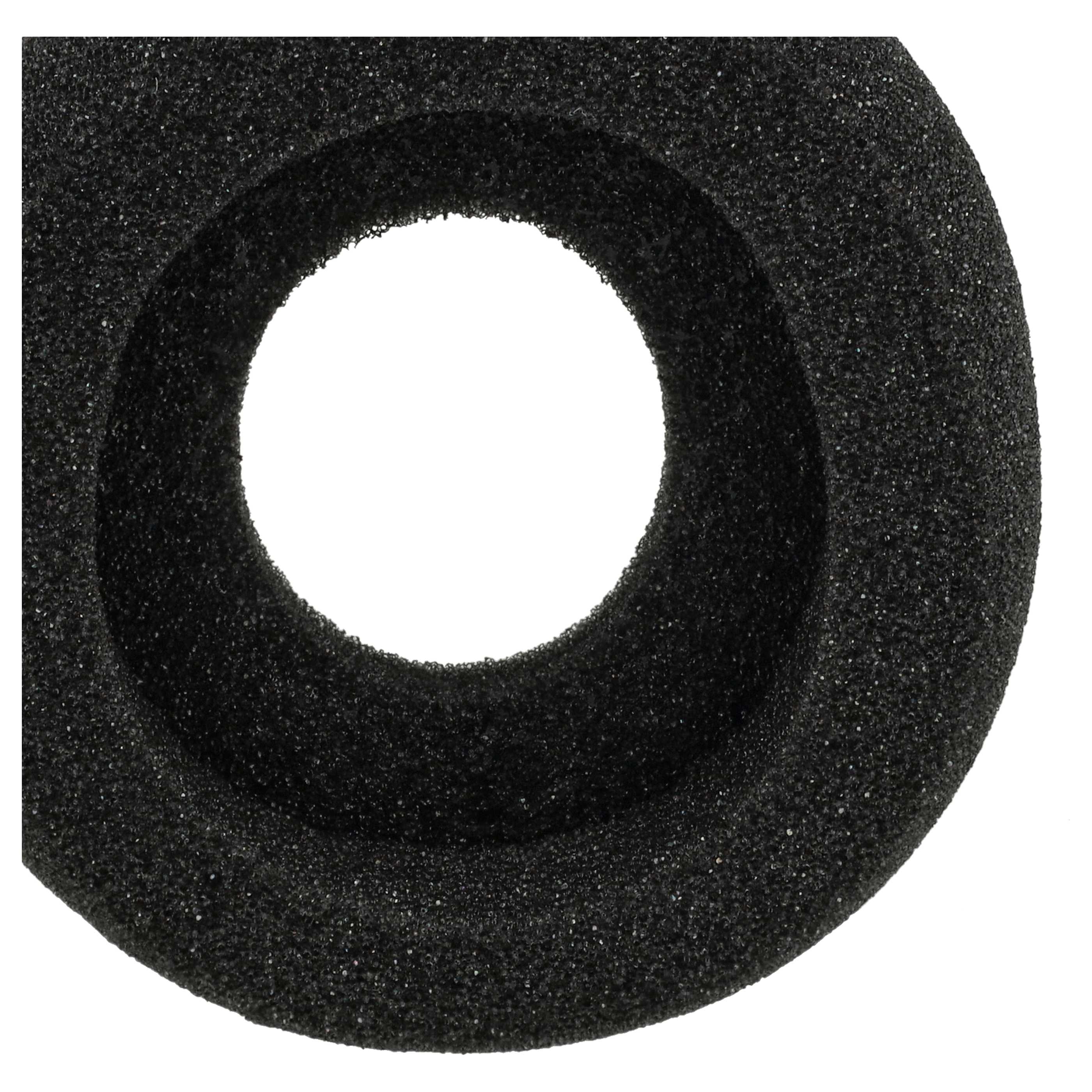 2x Ear Pads suitable for Plantronics 36832-41 Headphones etc. - foam, 5.8 cm External Diameter