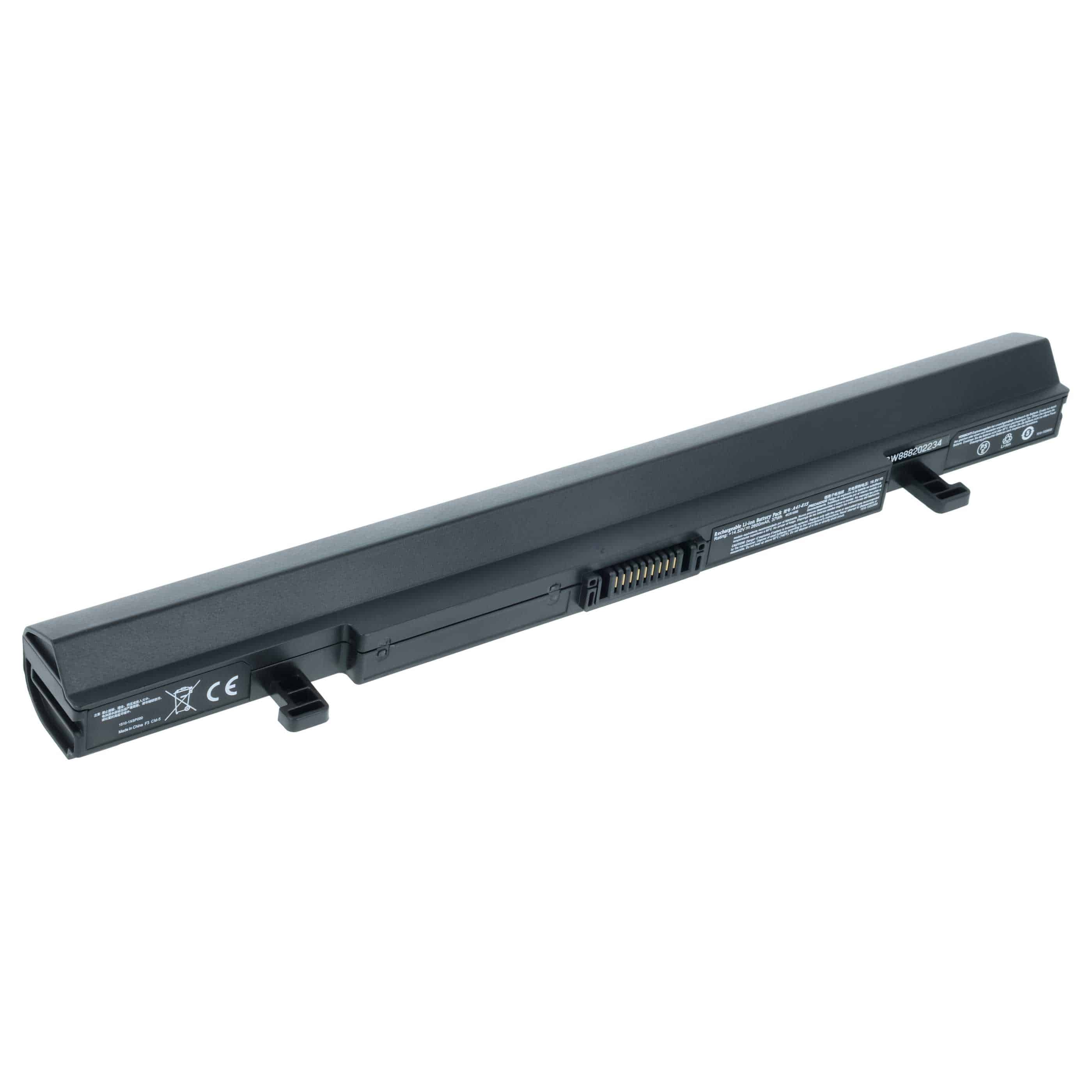 Akumulator do laptopa zamiennik Medion A41-E15, E15LS93 MSN, 30023620 - 2600 mAh 15,2 V Li-Ion, czarny