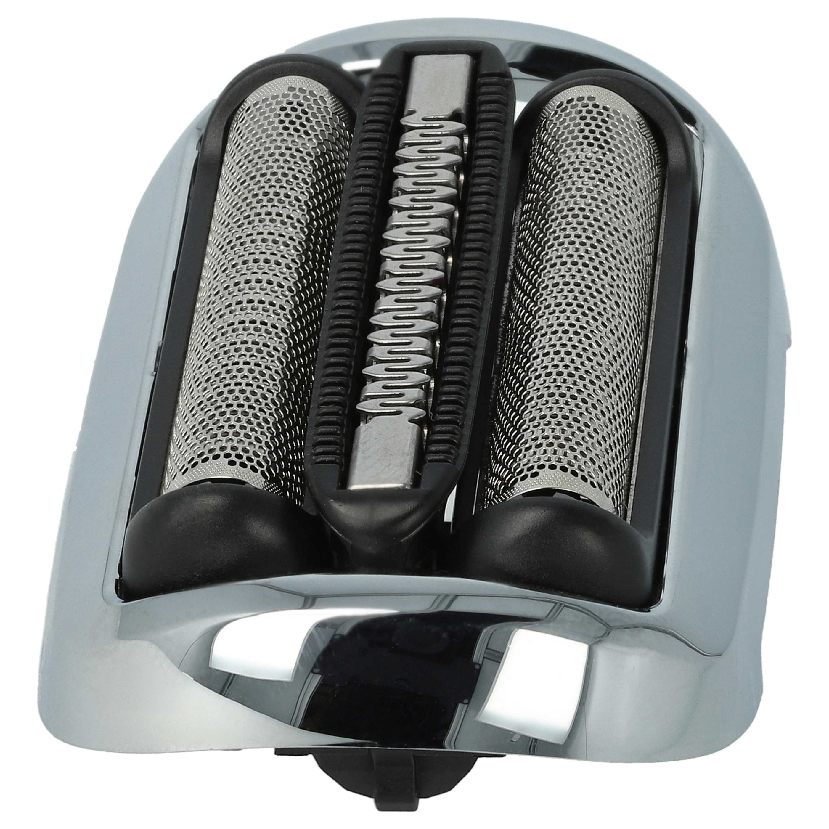 3x Shaving Heads replaces Braun 73S, 81746548 for Braun Electric Razor, black / white / silver