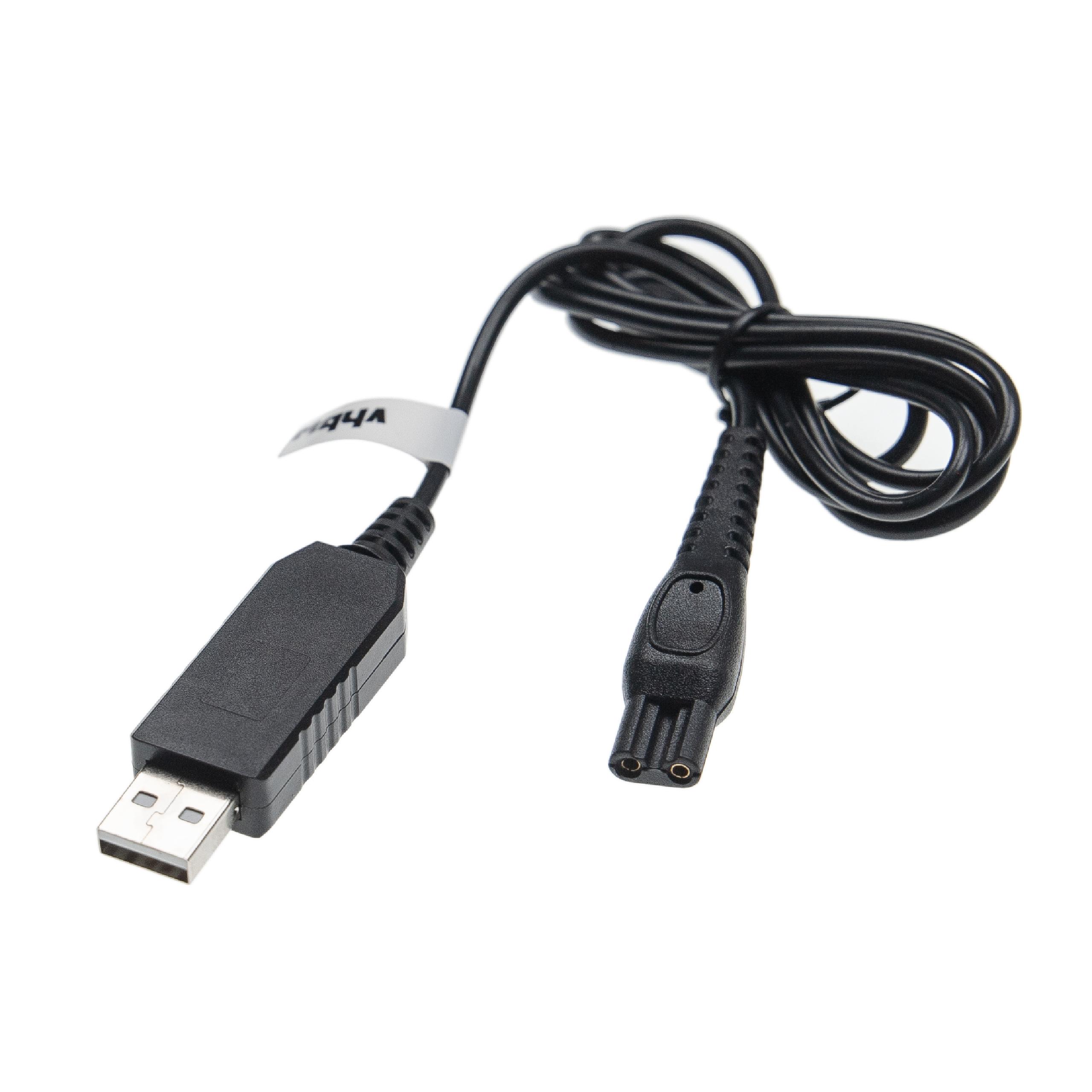 Cable de carga USB para afeitadoras Philips HS8020 - 100 cm