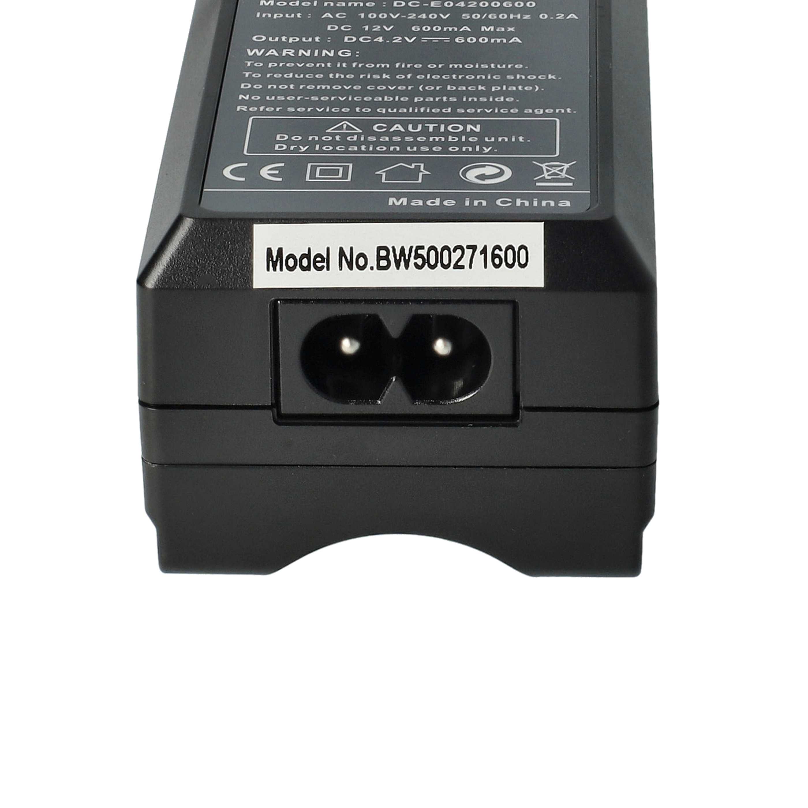 Caricabatterie + adattatore da auto per fotocamera Luxmedia - 0,6A 4,2V 88,5cm