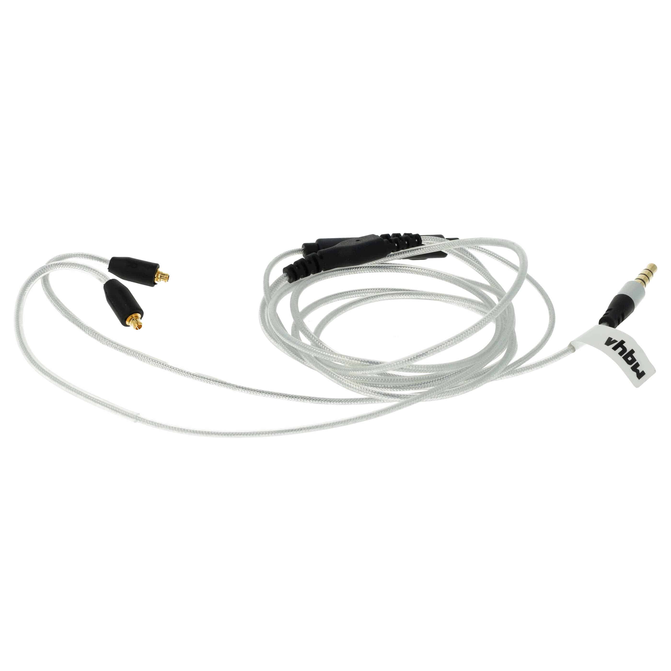 Cable audio AUX a conector jack de 3,5 mm para auriculares Shure, etc.
