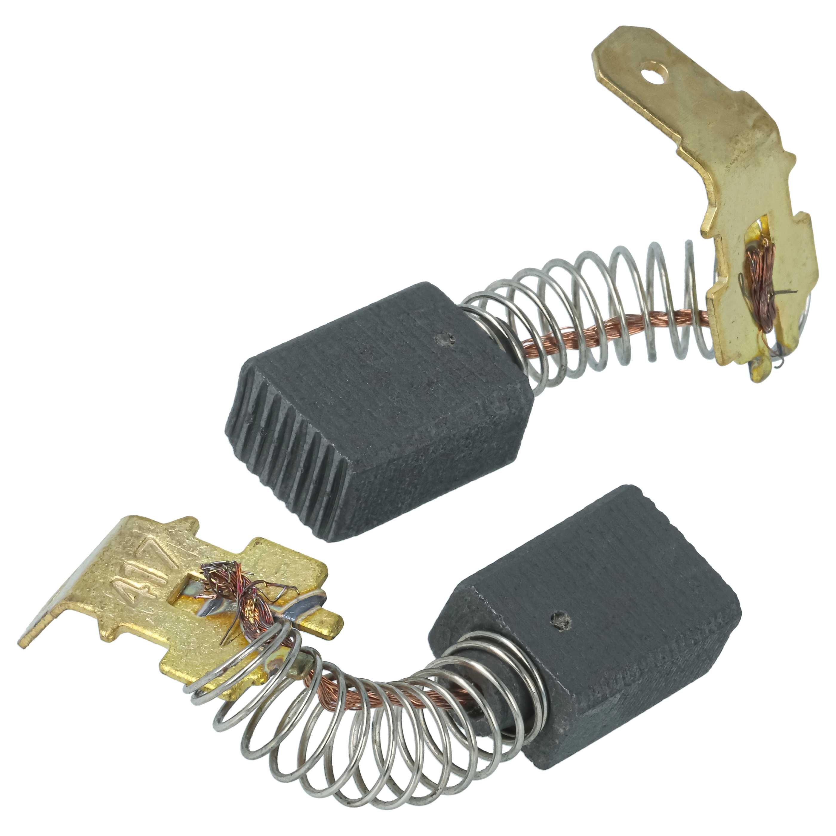 2x Spazzola carbone come Makita 191954-3, 195005-4, 191910-3 per lavatrici, utensili - 6 x 9 x 12,3mm
