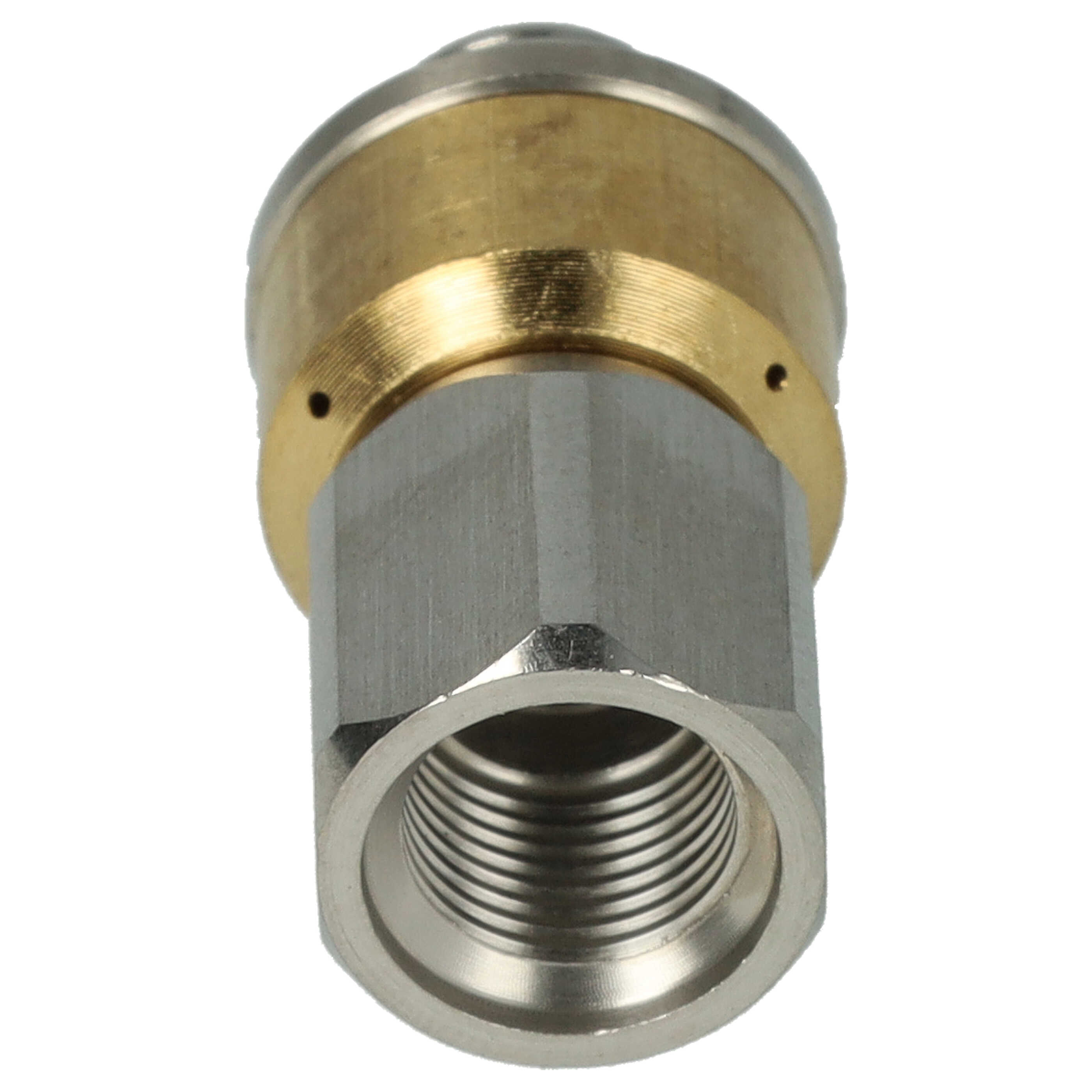 Pipe Cleaning Nozzle as Replacement for Kränzle KNR055 - Stainless Steel, Rotating