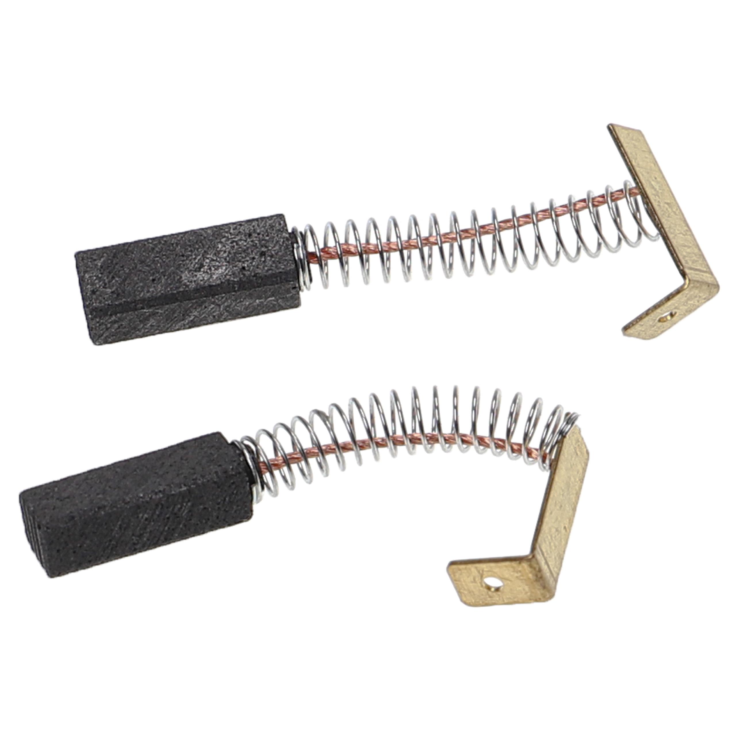 2x Carbon Brush as Replacement for Fein 30711059007 Electric Power Tools + Spring, 5 x 6.4 x 16.9mm