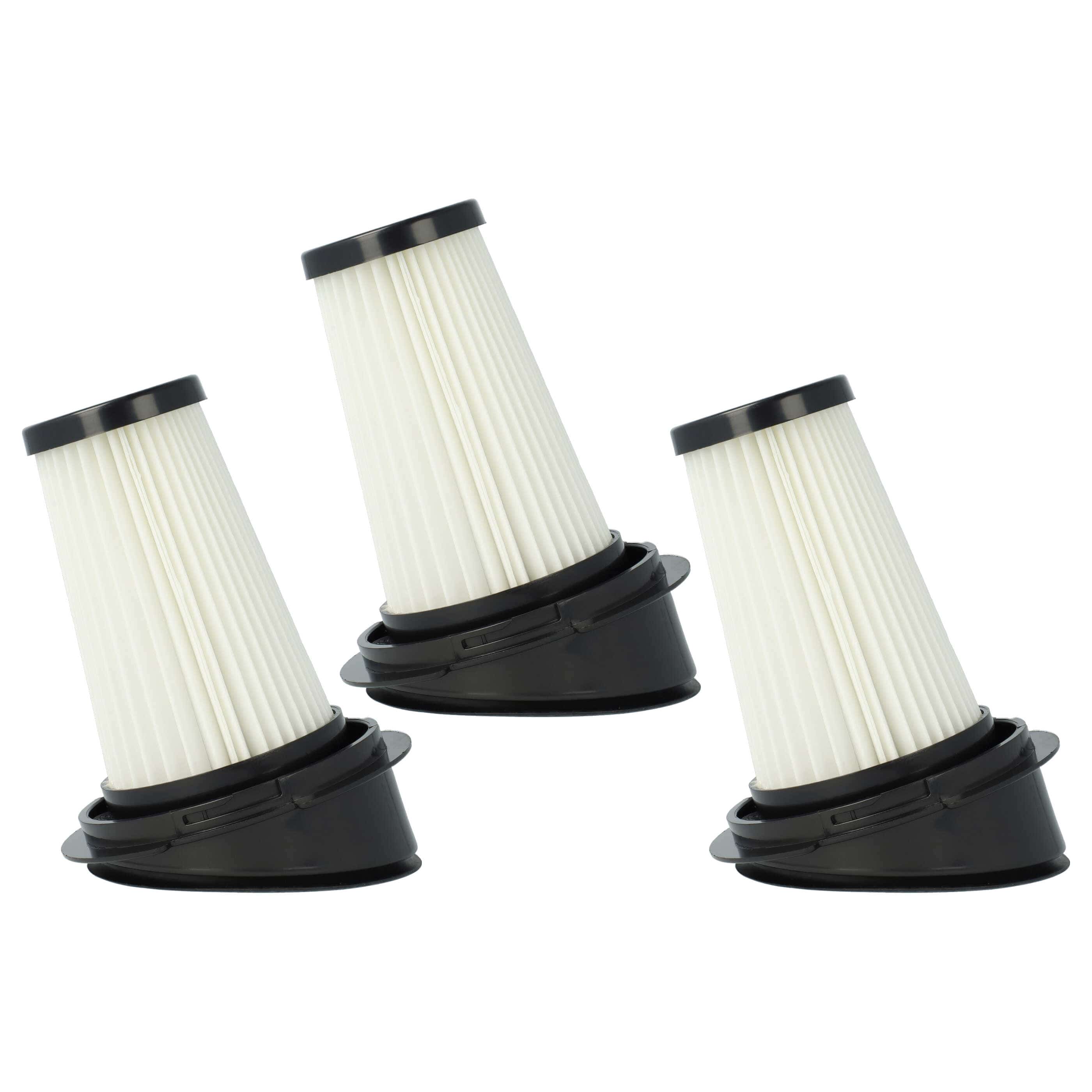 3x Filter replaces Rowenta ZR005201 for Moulinex Vacuum Cleaner, filter class H11