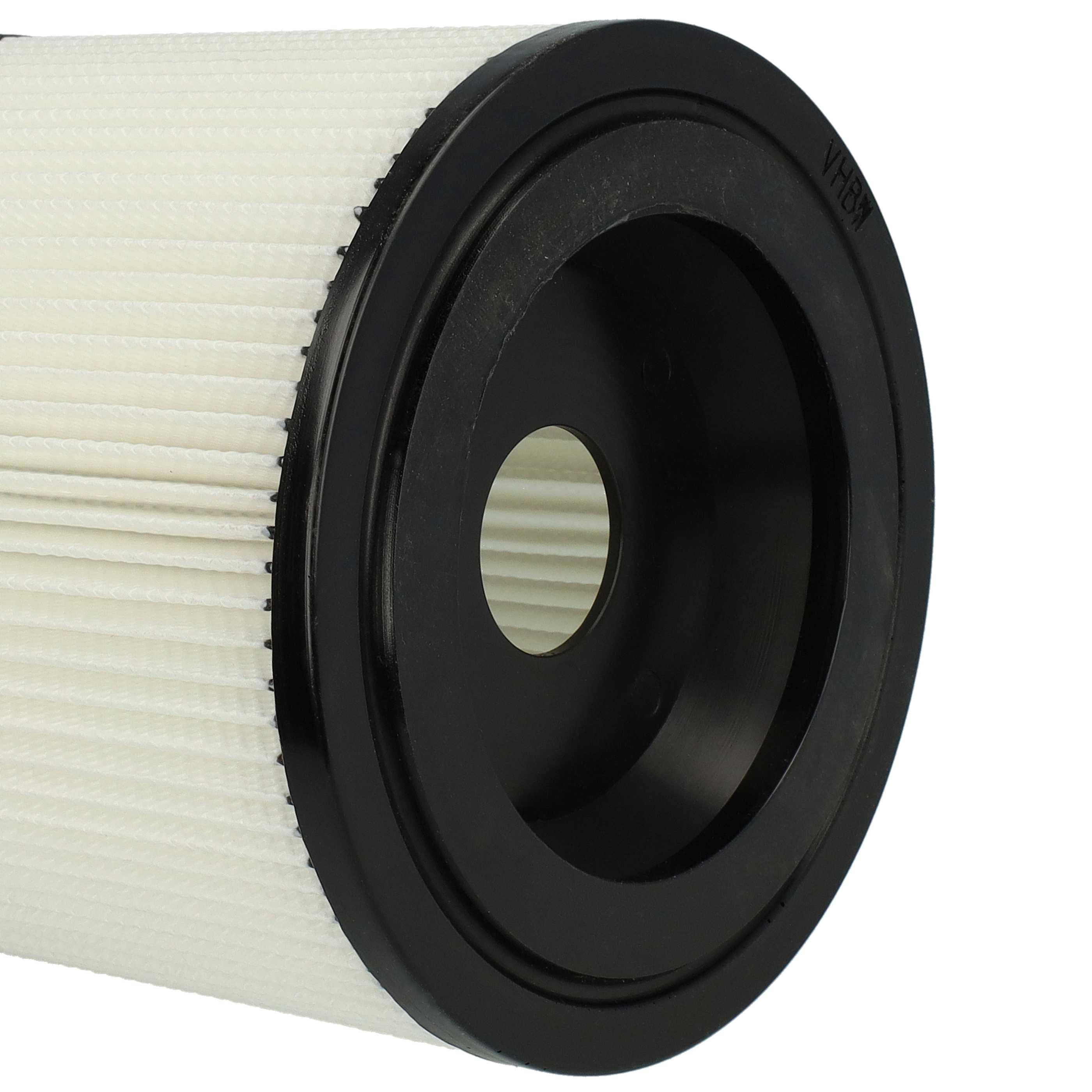 2x Filtro reemplaza Kärcher 2.889-219.0 para aspiradora Kärcher, negro / blanco