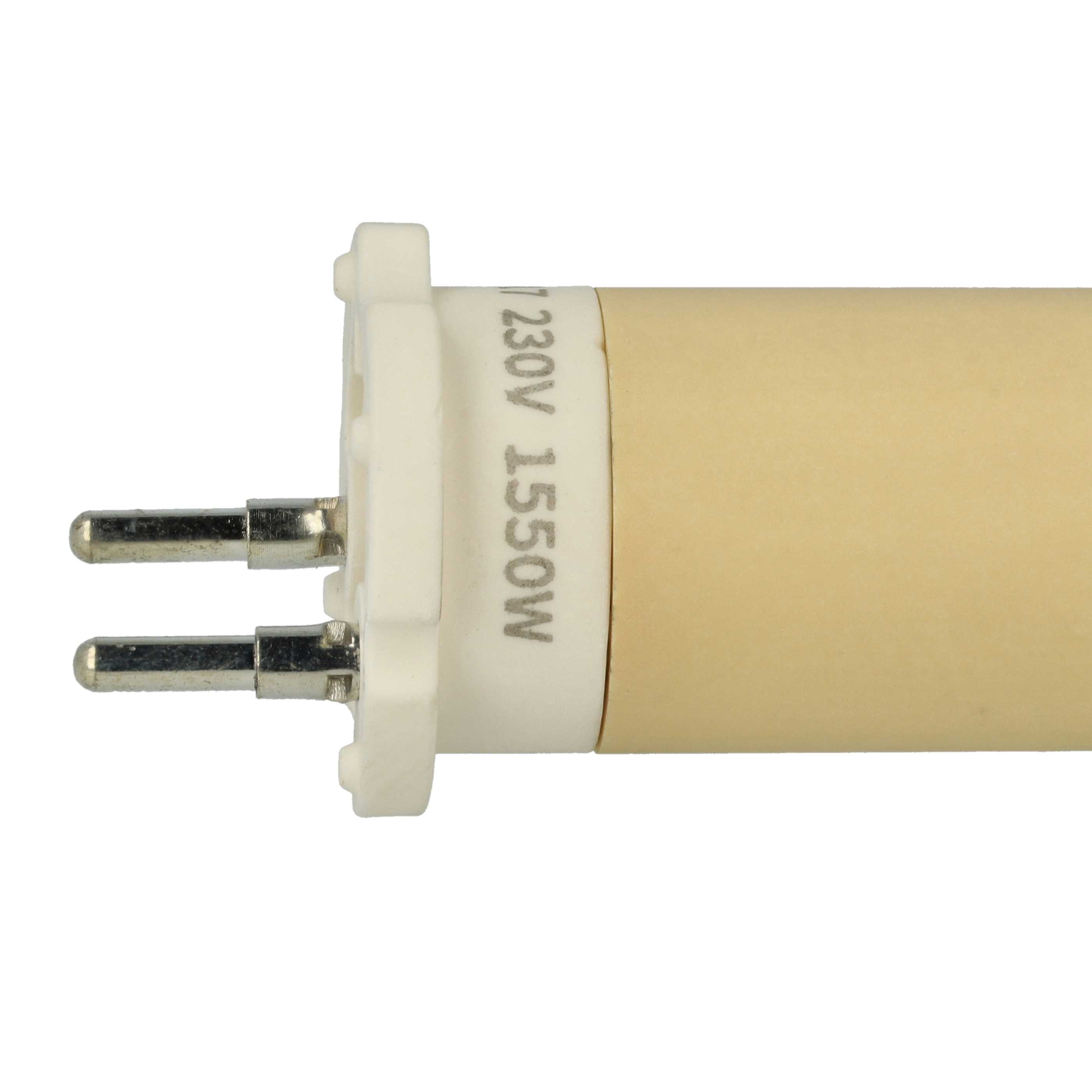 2x Elemento calefactor reemplaza Leister 142.717 para pistola de soldadura Leister - 1550W, 2,6 x 9,1cm