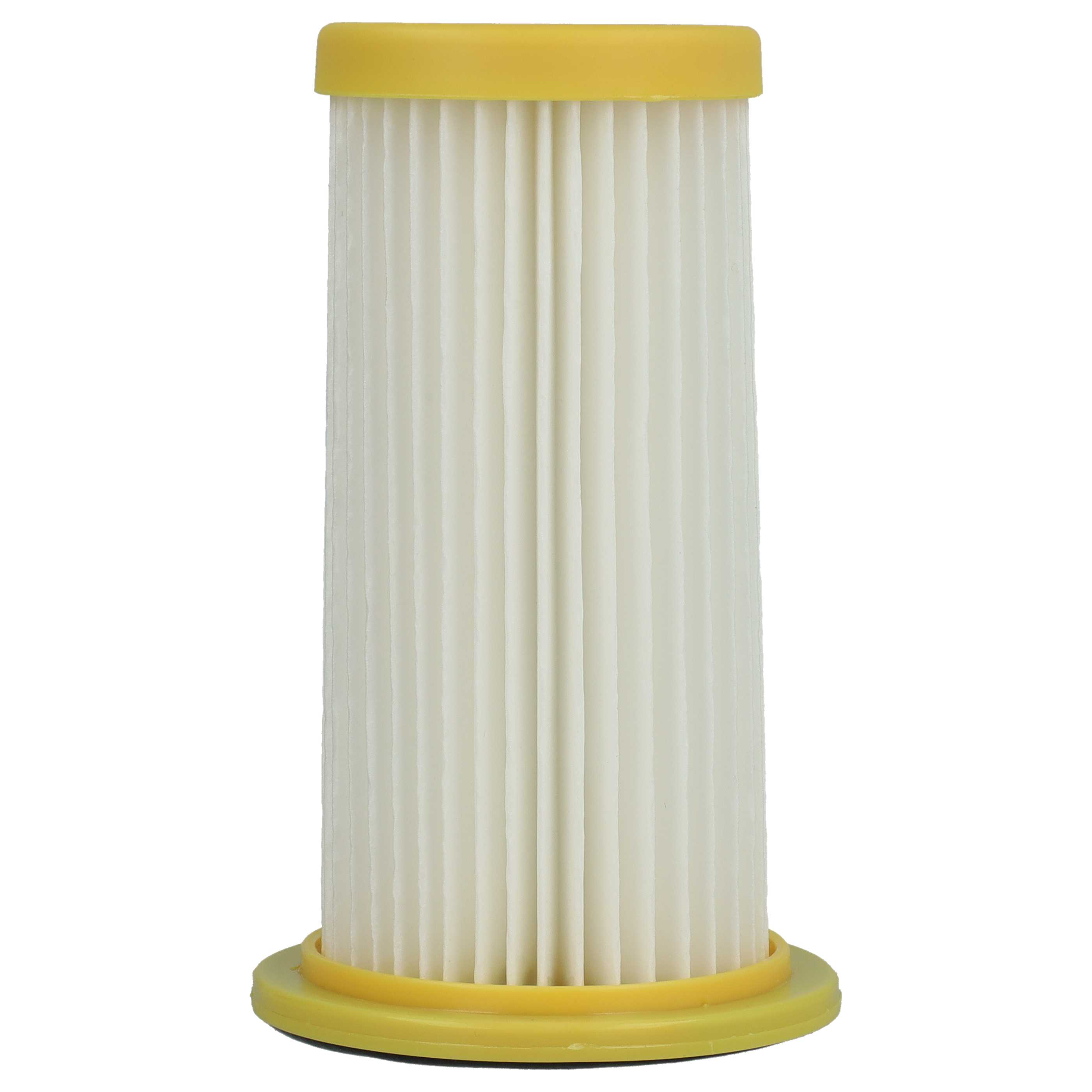3x cartridge filter replaces Philips 432200520850 for Philips Vacuum Cleaner, white / yellow