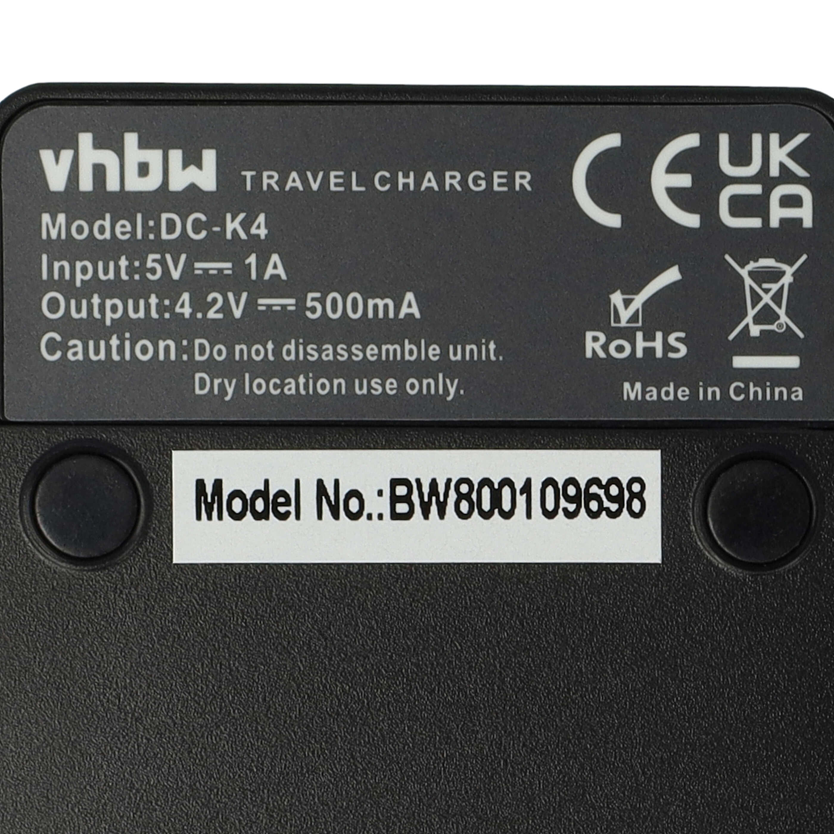 Caricabatterie per fotocamera Casio - 0,5A 4,2V 43,5cm