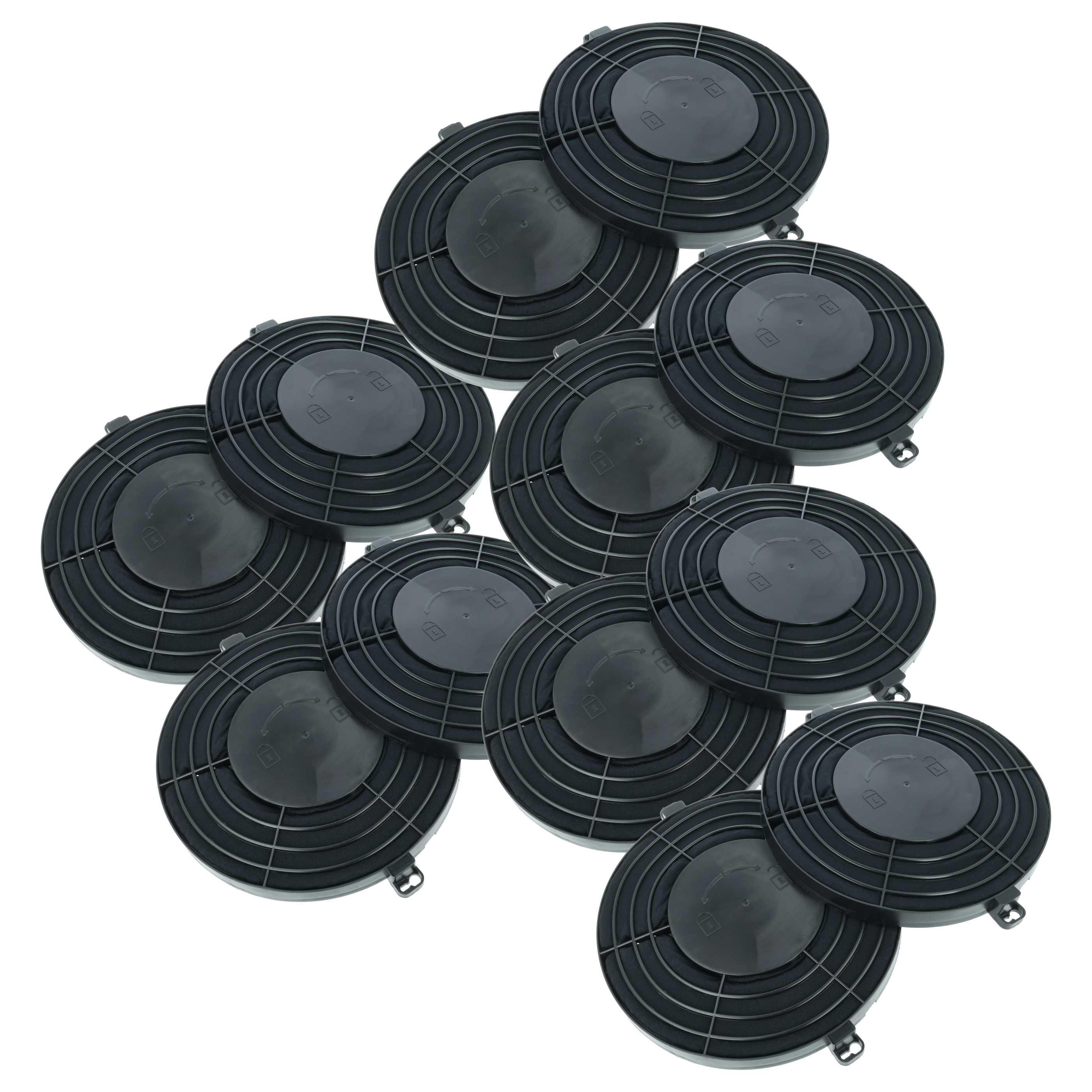 12x Filtres à charbon actif remplace IKEA 604.019.57, Nyttig FIL 900 pour hotte Ikea