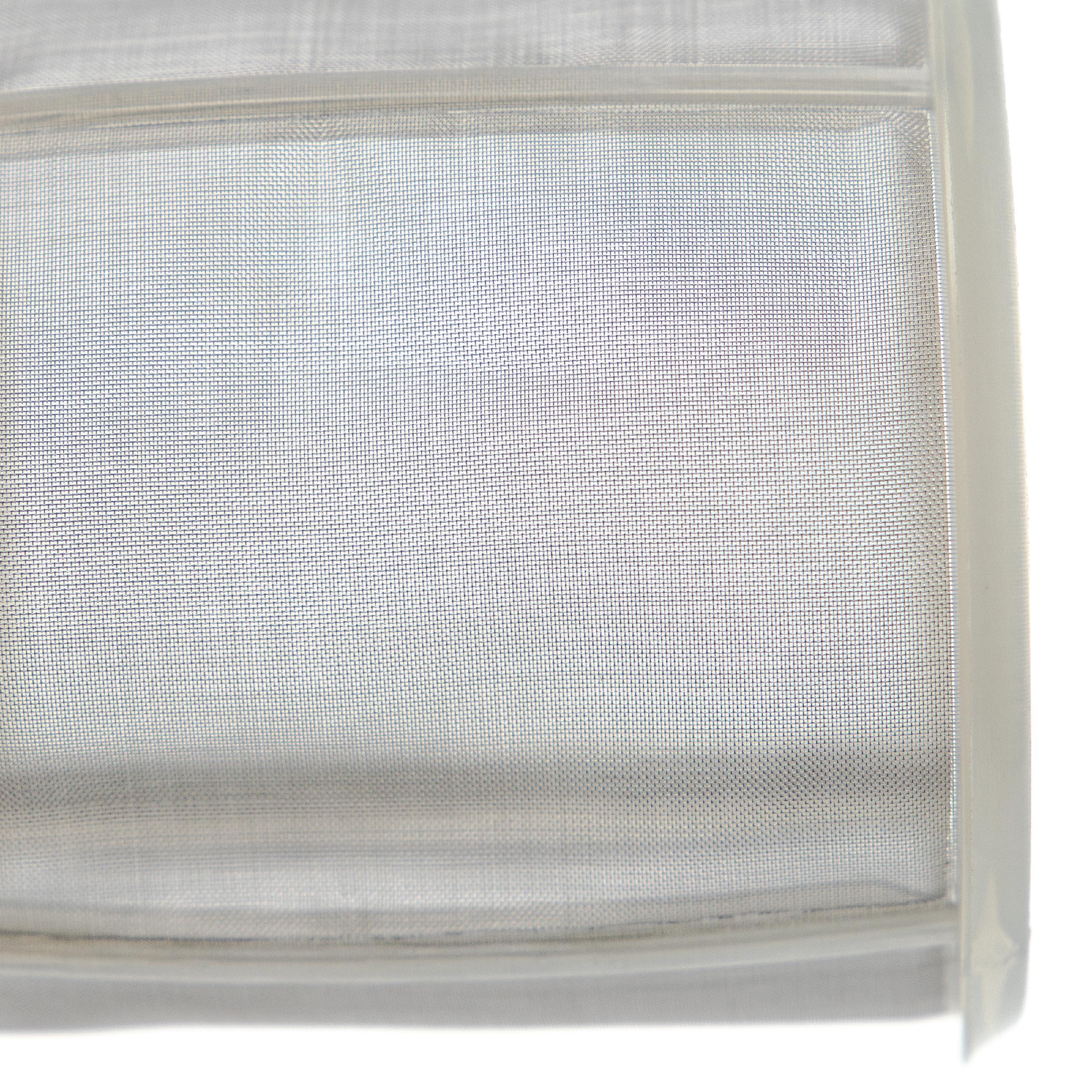 vhbw set di filtri (3 pezzi) lavastoviglie - filtro acqua di scarico, 9cm, argento / grigio