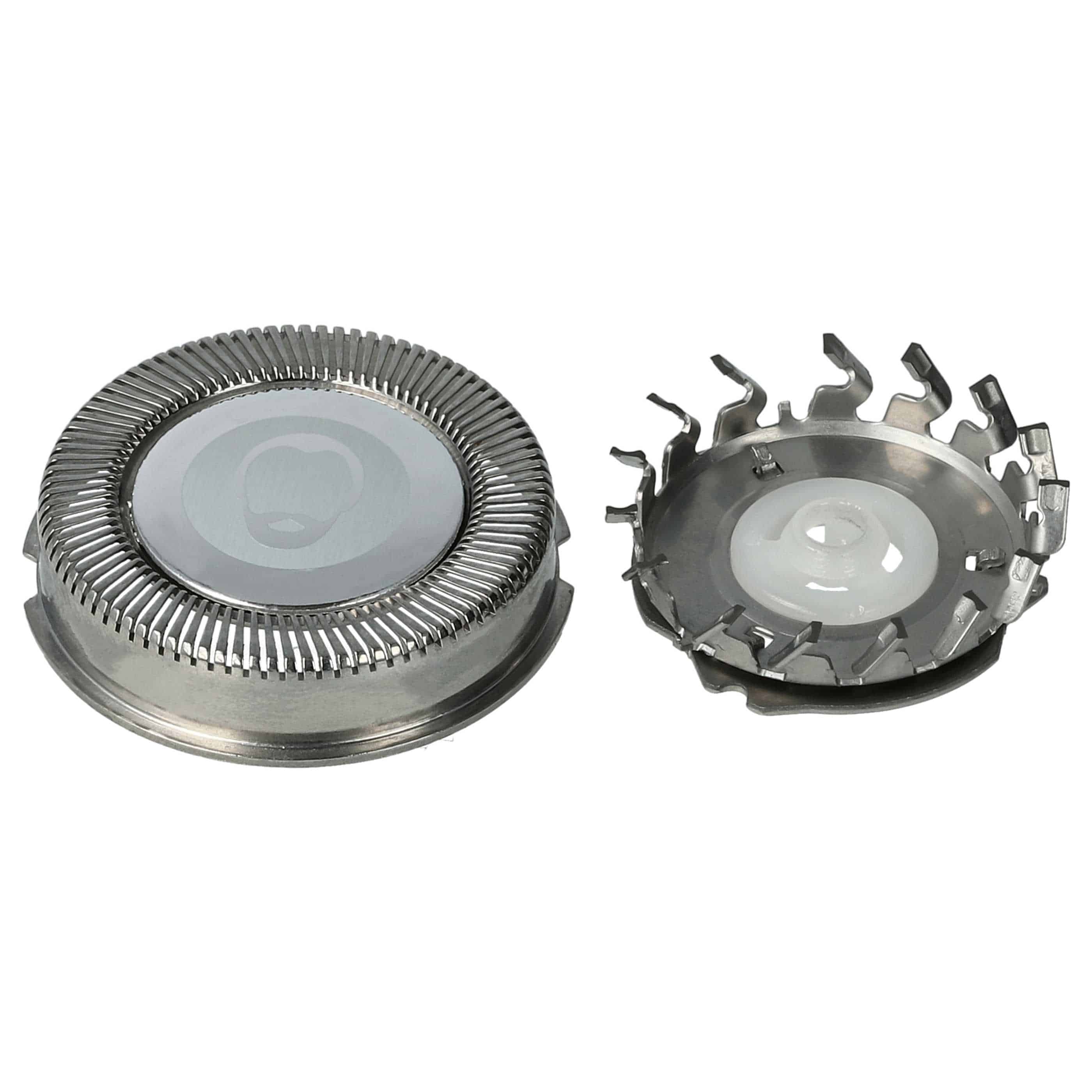 3x cabezales reemplaza Philips HQ4 para afeitadoras Philips - plata