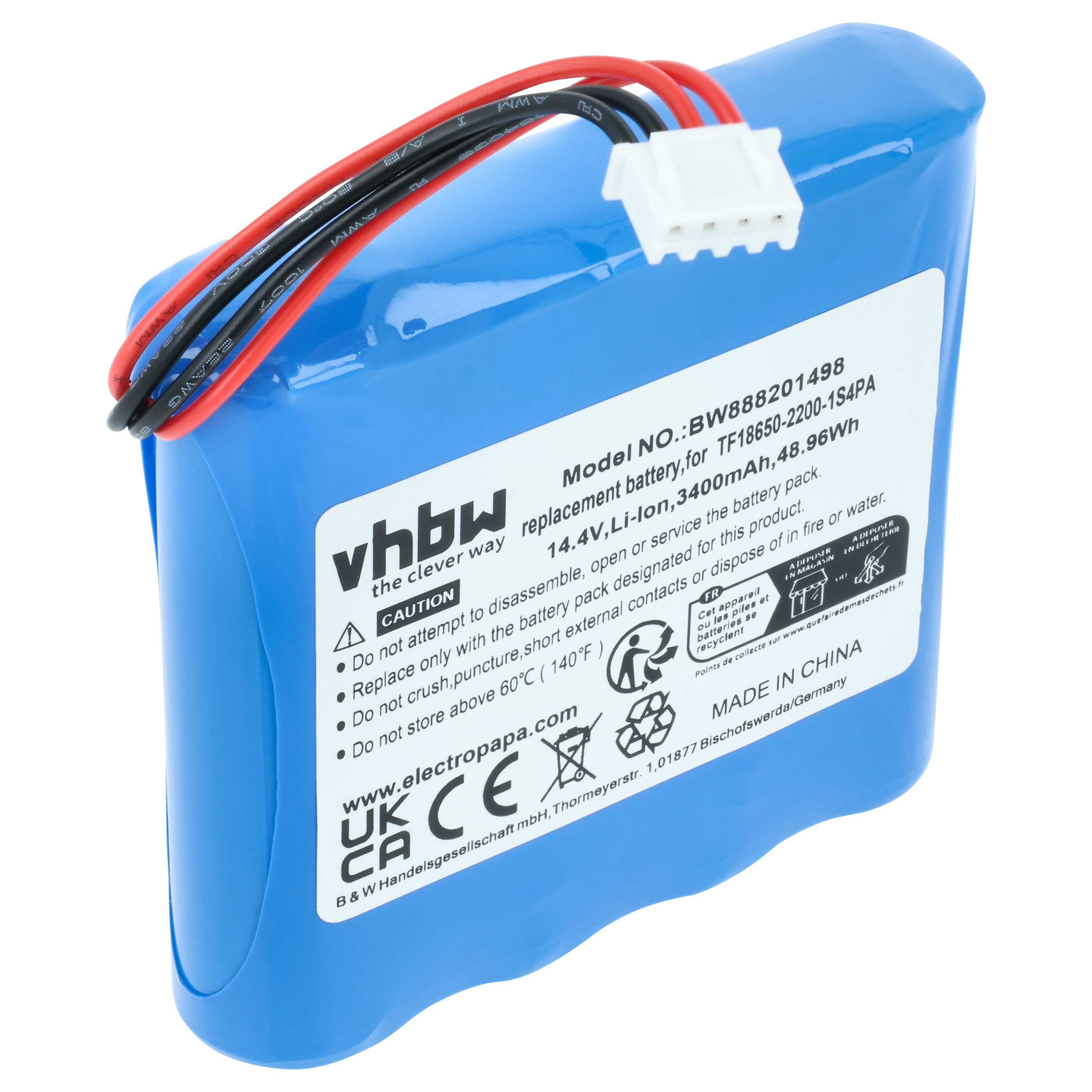 Akumulator do radia Marshall Kilburn - 3400 mAh 14,4 V Li-Ion