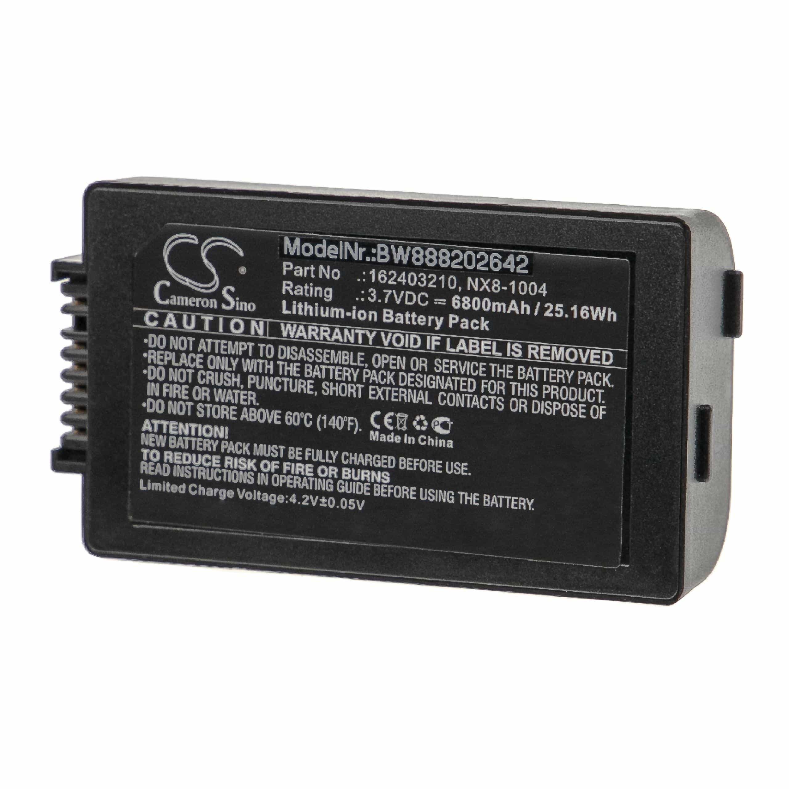 Handheld Computer Battery Replacement for Handheld BAT-G2-003, BP14-001200, 162403210 - 6800mAh, 3.7V