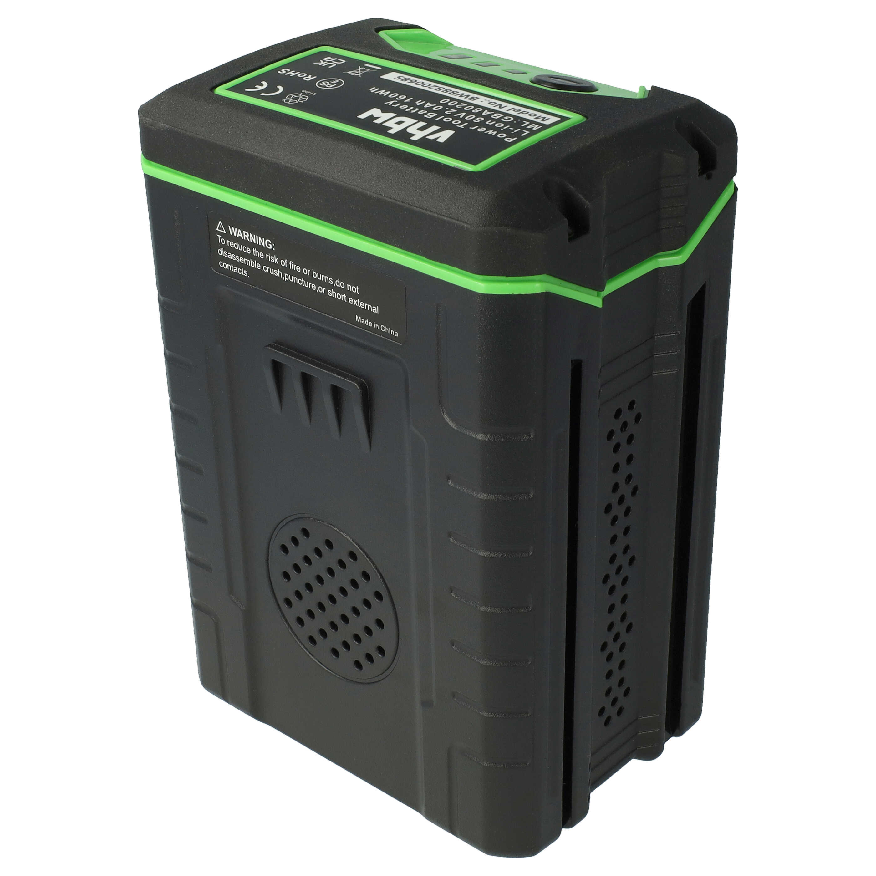 Akumulator do robota koszącego zamiennik Remarc 82V430G - 2500 mAh 80 V Li-Ion, czarny / zielony