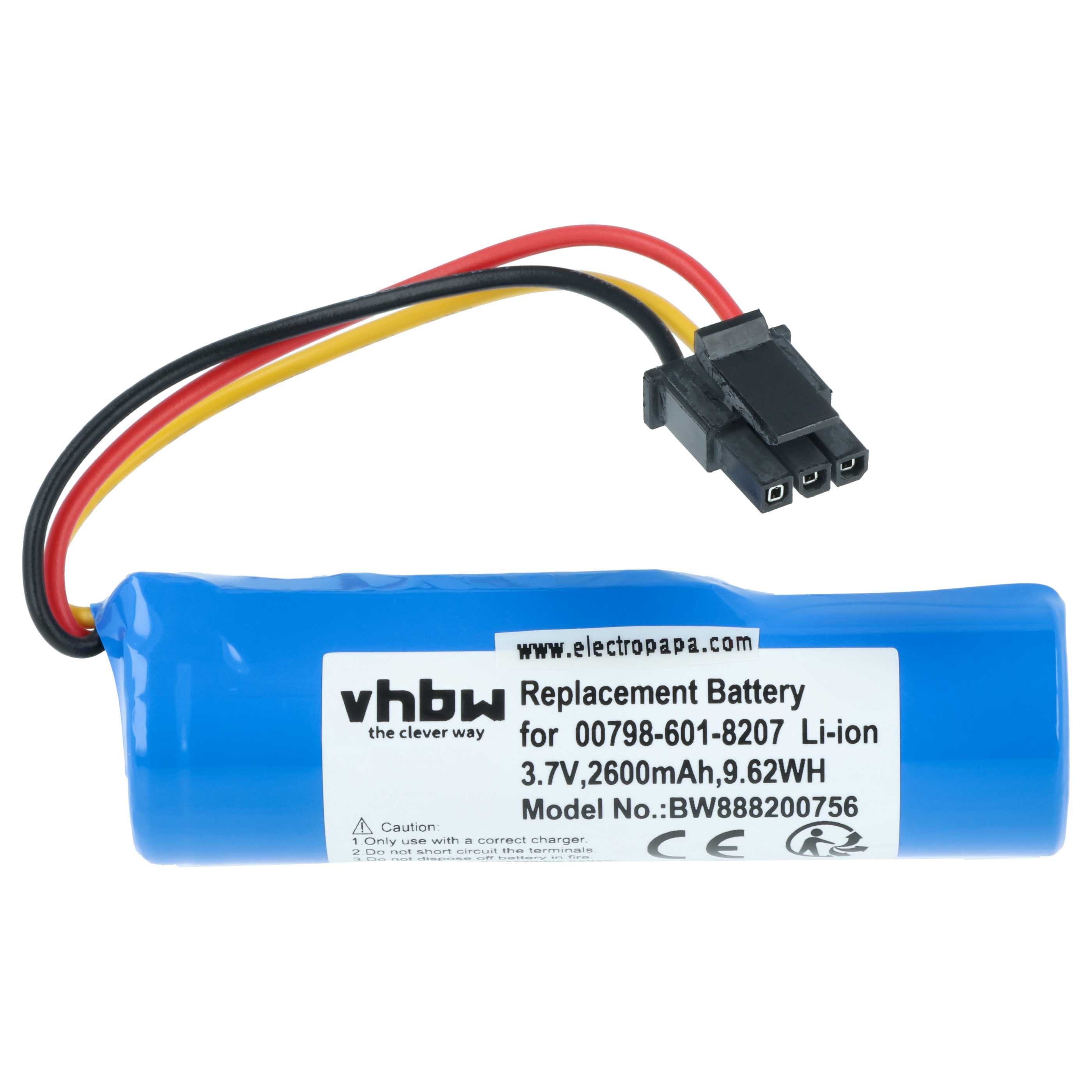 Batteria sostituisce Logitech 00798-601-8207 per altoparlanti - 2600mAh 3,7V Li-Ion