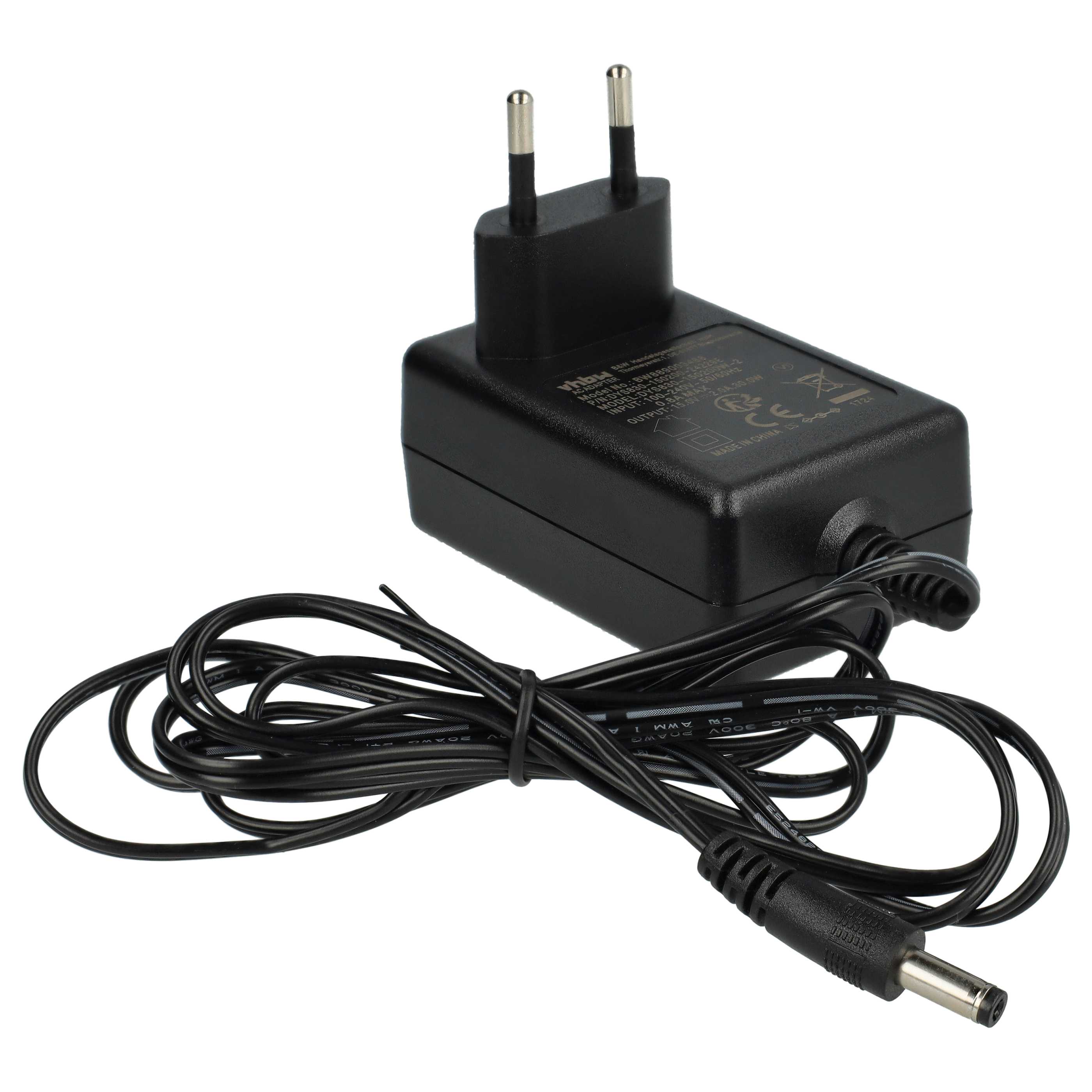 Mains Adapter suitable for Beurer MP100 / 570.68 Manicure / Pedicure Station - 177 cm