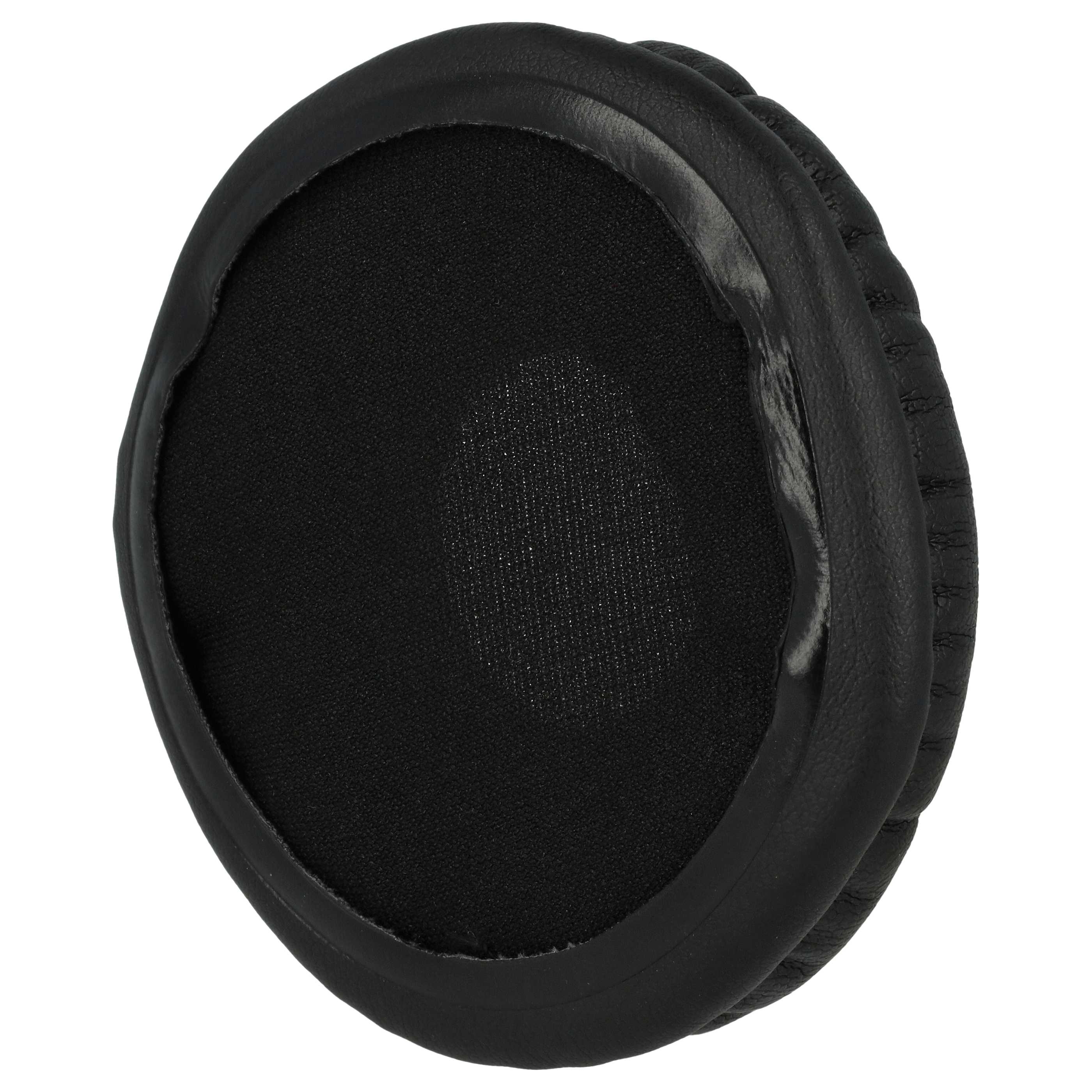 2x Ear Pads suitable for Sony V150 Headphones etc. - foam / synthetic leather, 6.8 cm External Diameter