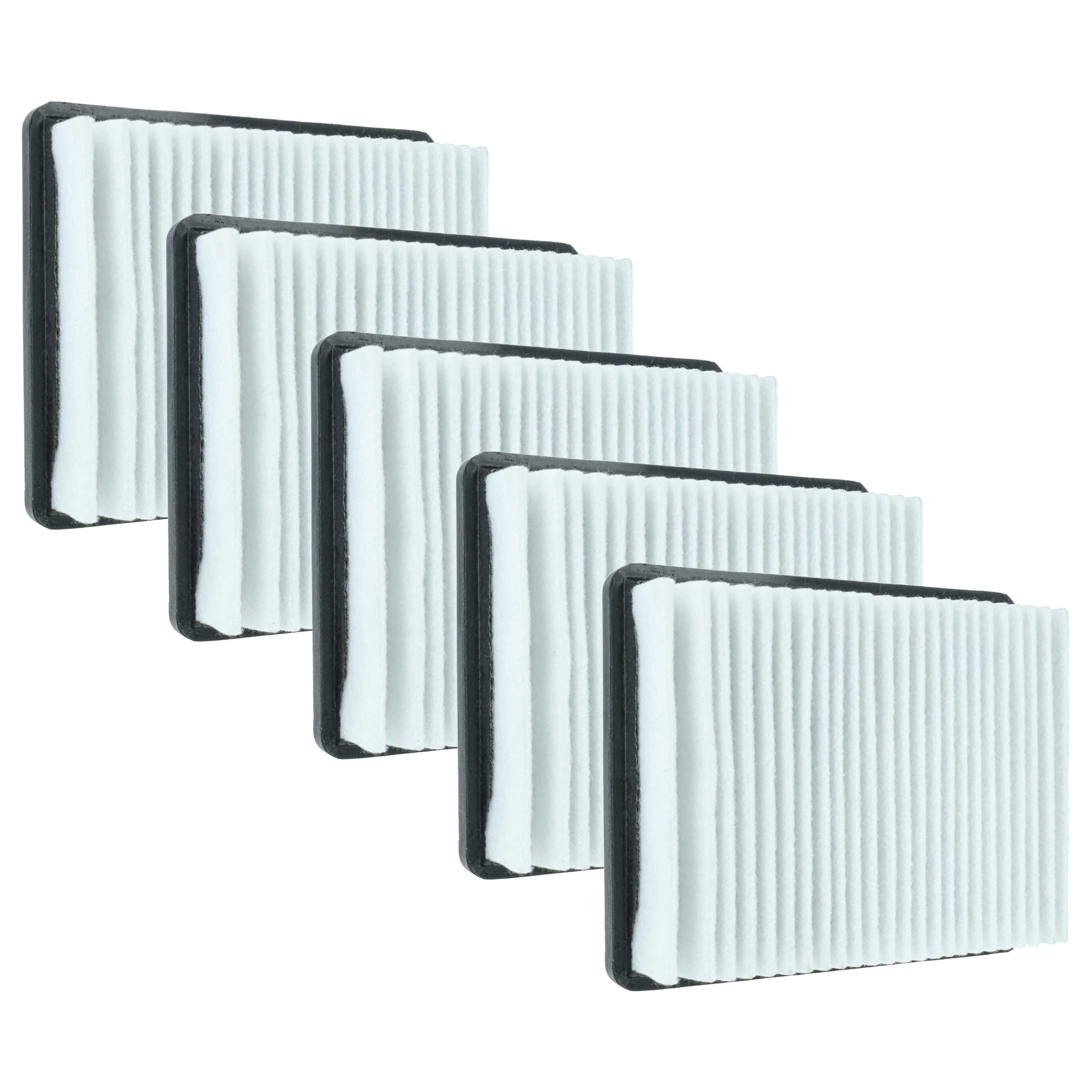 5x Filter replaces Tennant 1037822 for Tennant Carpet Sweeper, Floor Scrubber