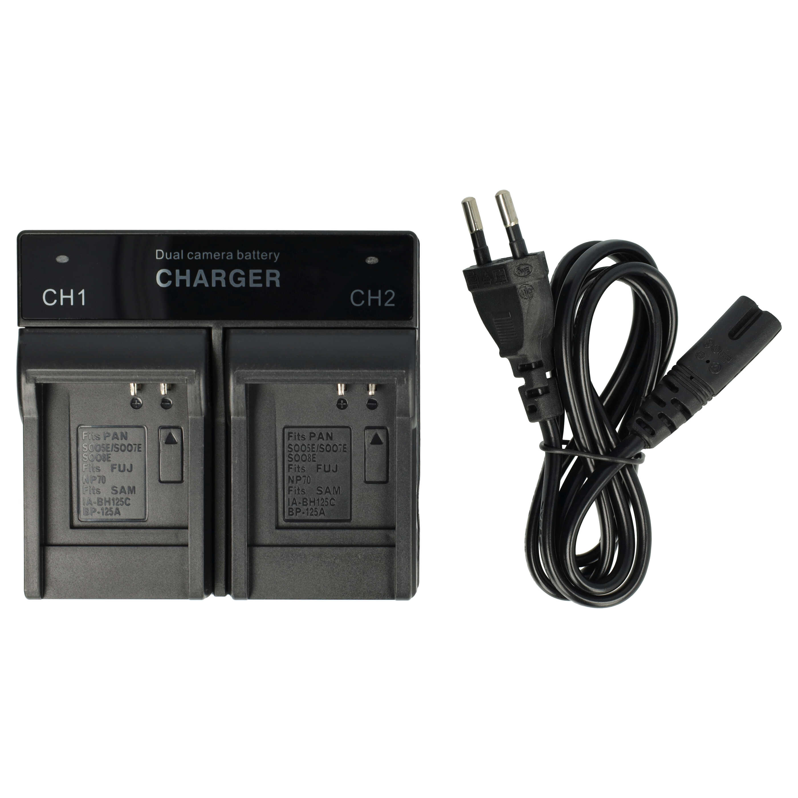 Battery Charger suitable for Fujifilm Digital Camera - 0.5 / 0.9 A, 4.2 / 8.4 V
