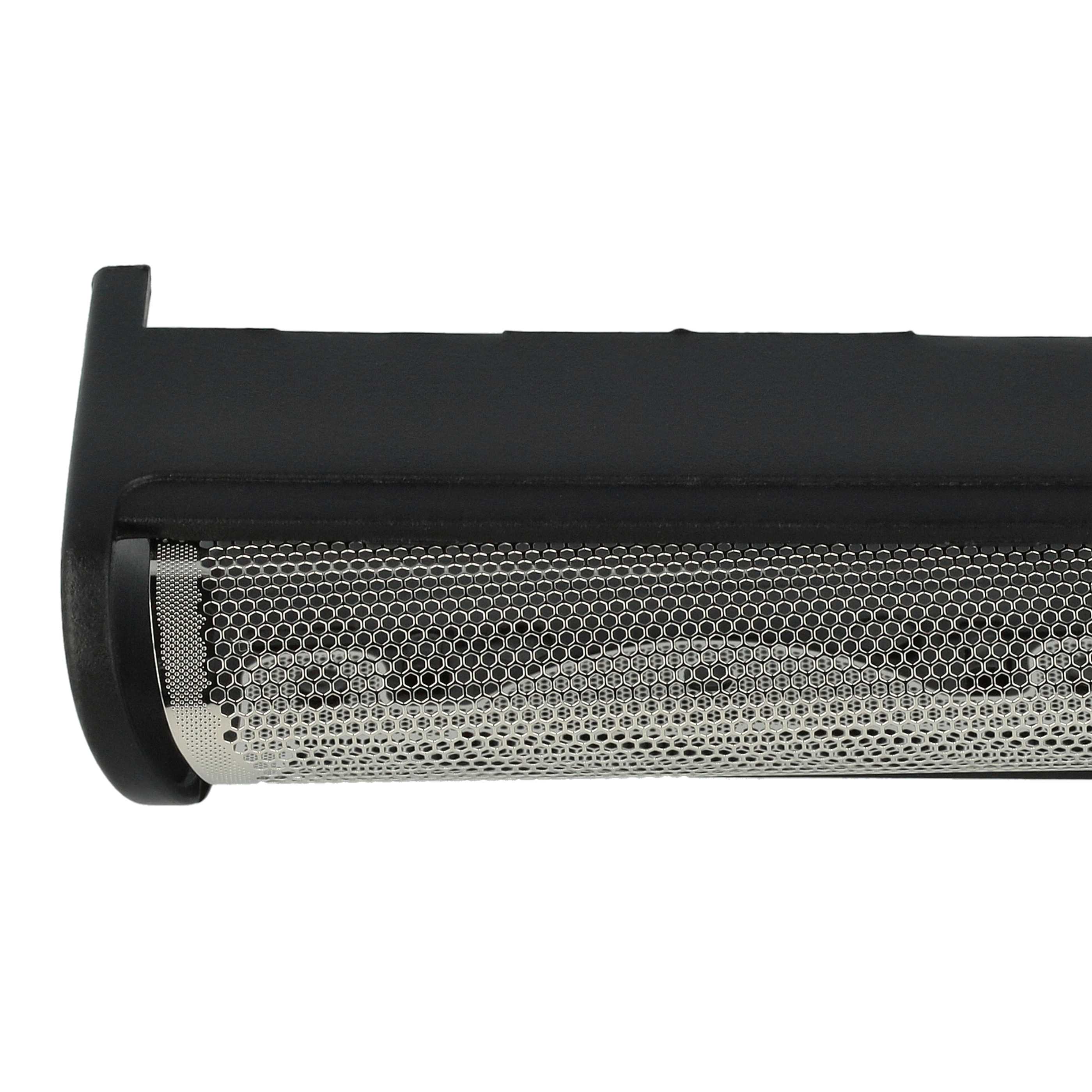 5x Shaver Foil replaces Braun 597, 596 for Razor - incl. Frame, Black/Silver