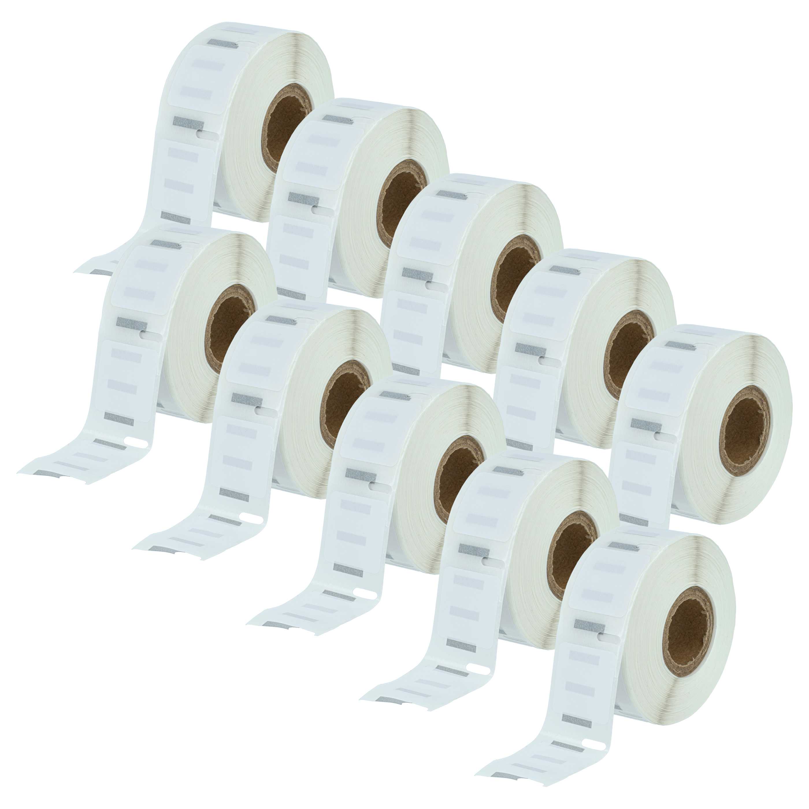 10x Label Roll replaces Dymo S0929120 for Labeller - 25 mm x 25 mm