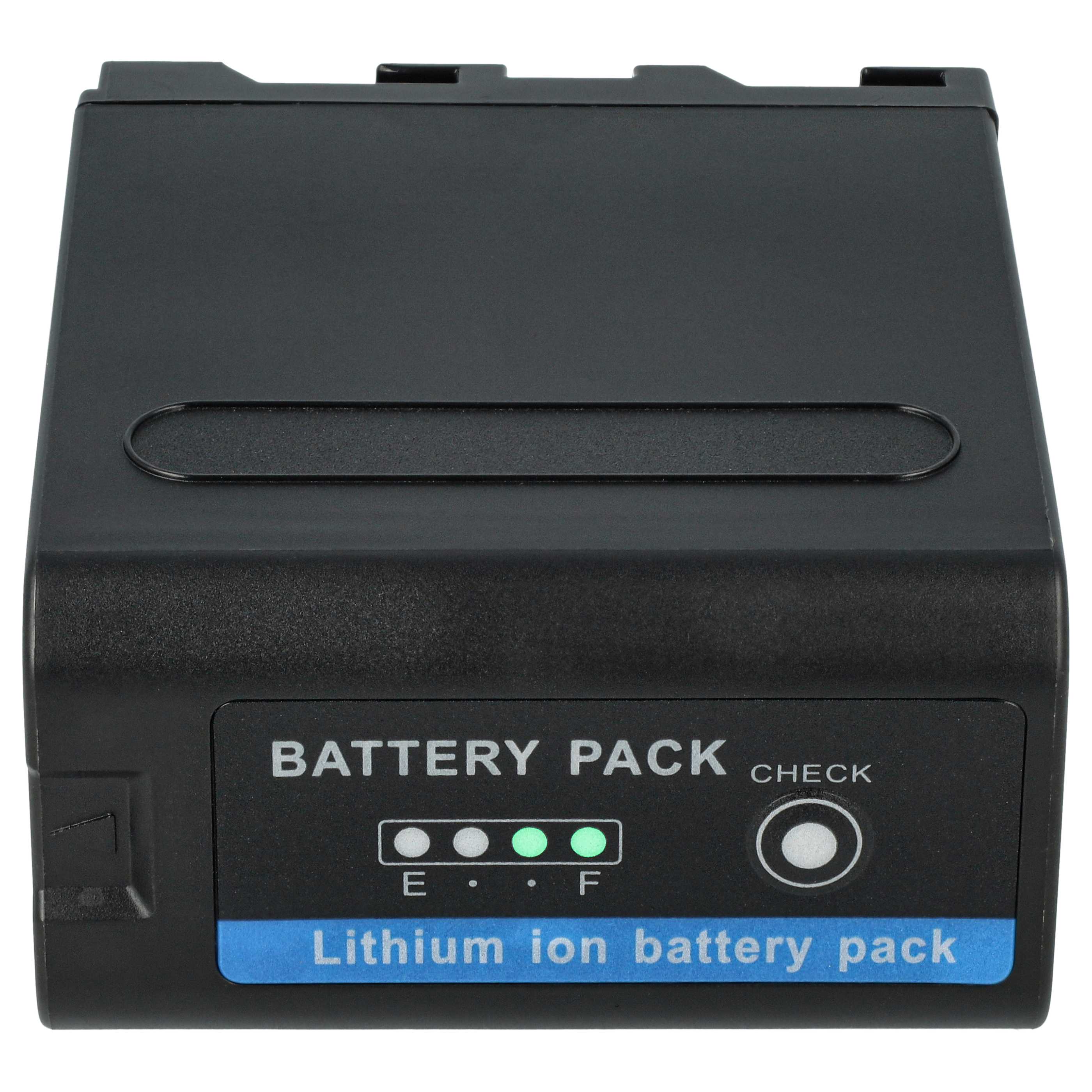 Videocamera 2x Battery replaces Sony NP-F930, NP-F990, NP-F970, NP-F960, NP-F950 - 10400 mAh 7.4 V Li-Ion