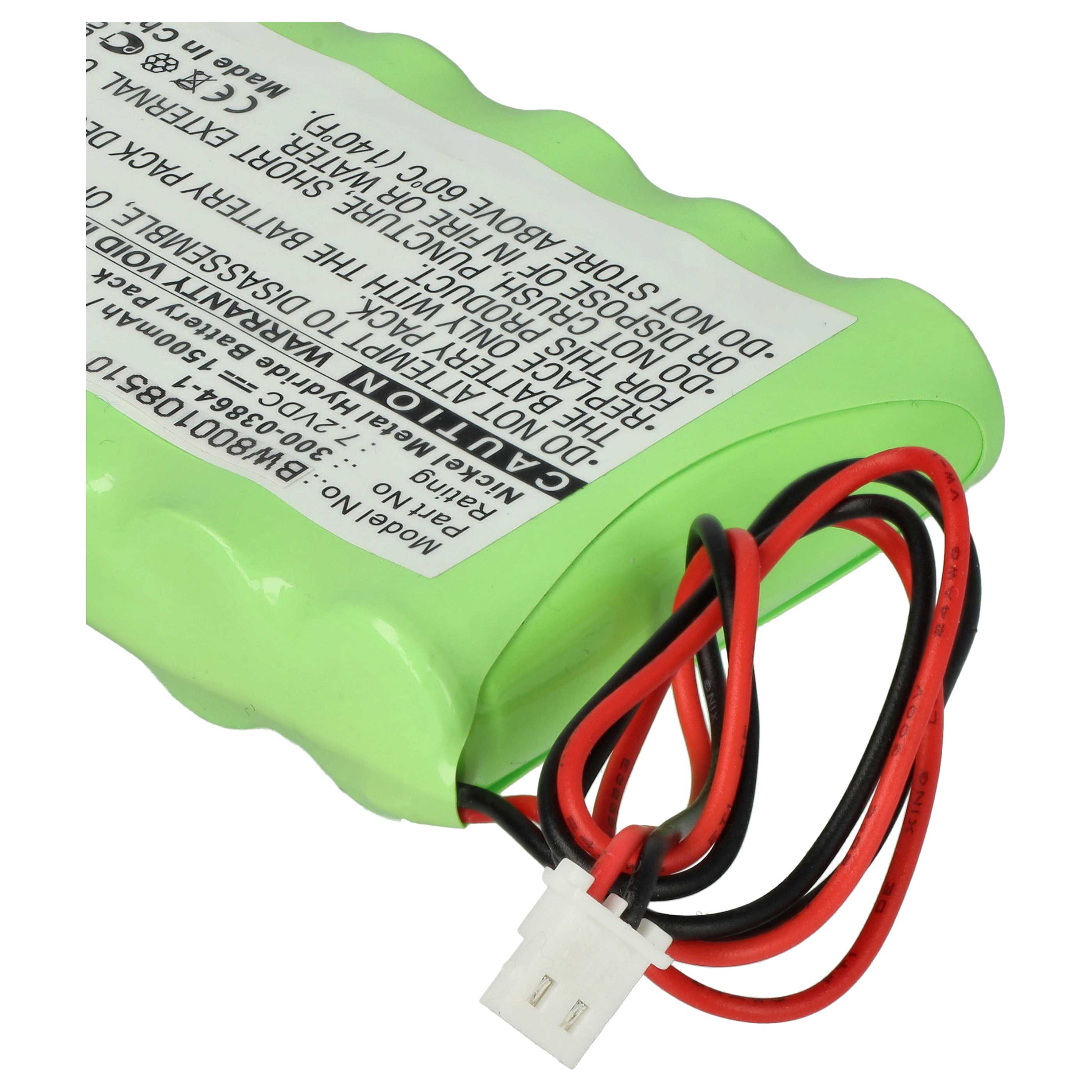 Mobile Computer 2x Battery replaces Bentel BW-B72K - 1500mAh, 7.2V