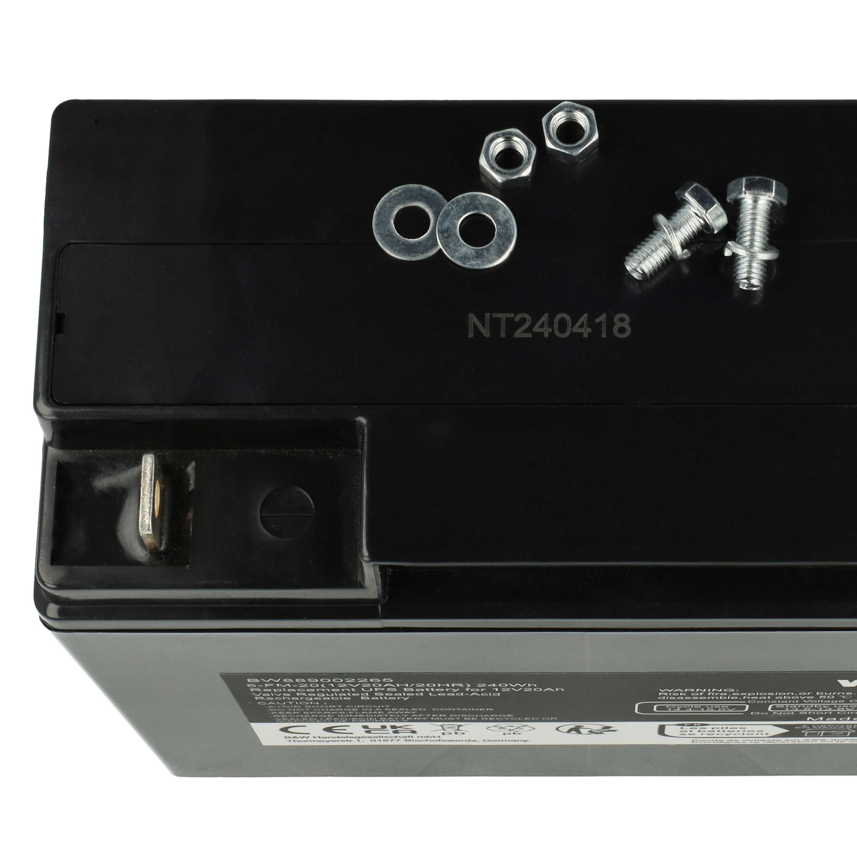 Akumulator do zasilacza UPS zamiennik AGM10 - 20 Ah 12 V AGM