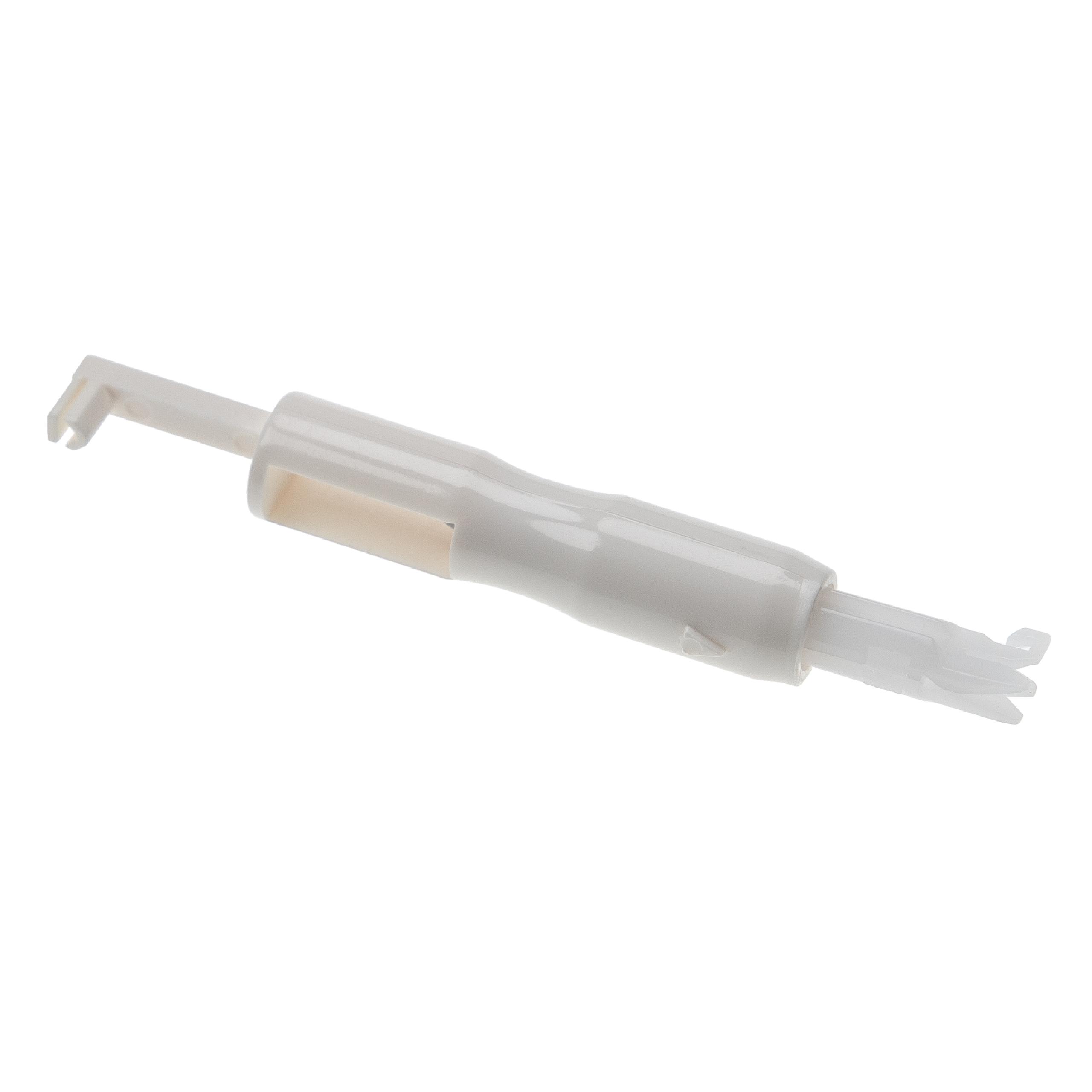 vhbw Needle Threader for Domestic Sewing Machines - Plastic, Length 7 cm White