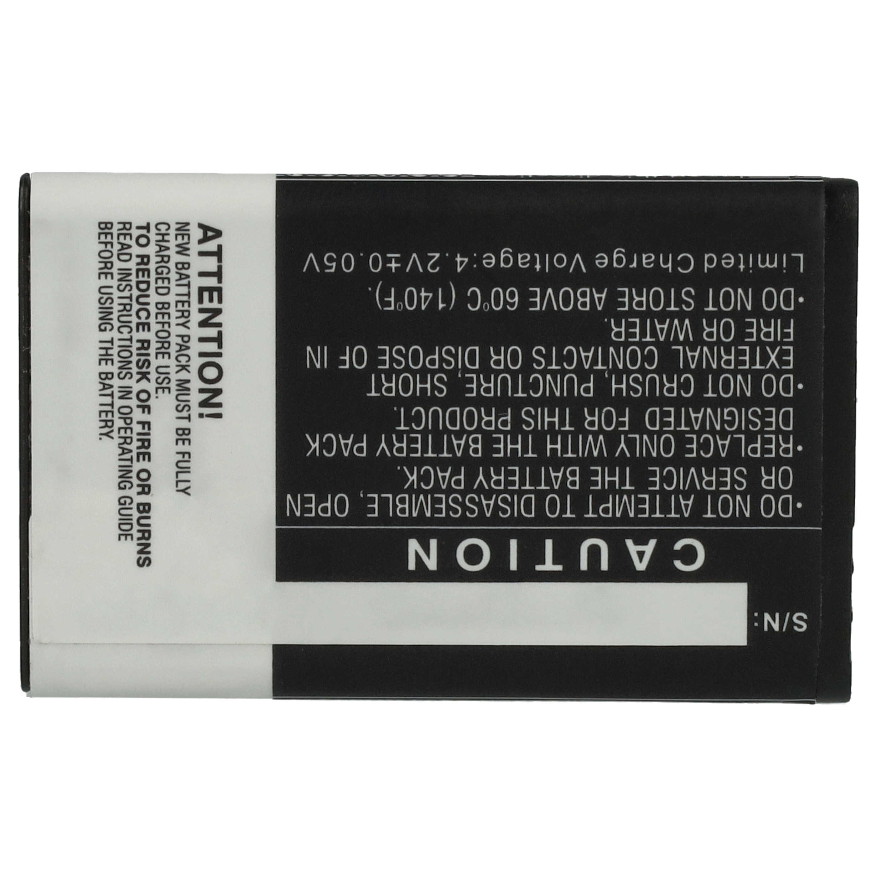 Babyphone-Akku als Ersatz für Motorola VT533450 - 1150mAh 3,7V Li-Ion