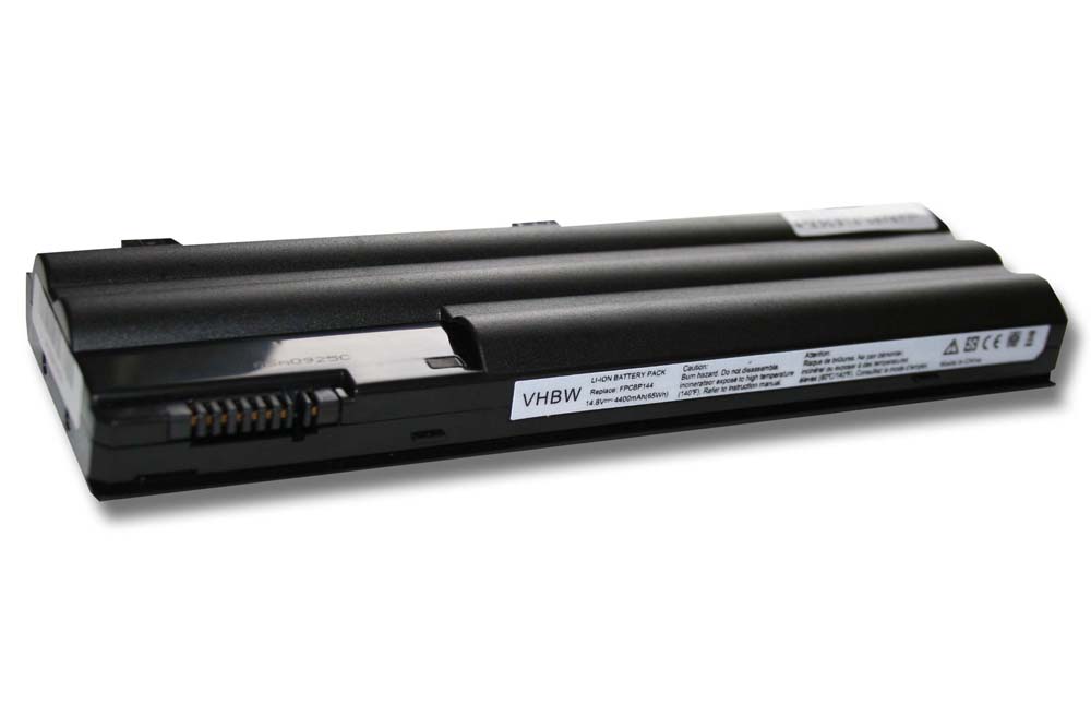 Batteria sostituisce FPCBP144, FPCBP144AP per notebook Fujitsu-Siemens - 4400mAh 14,4V Li-Ion nero