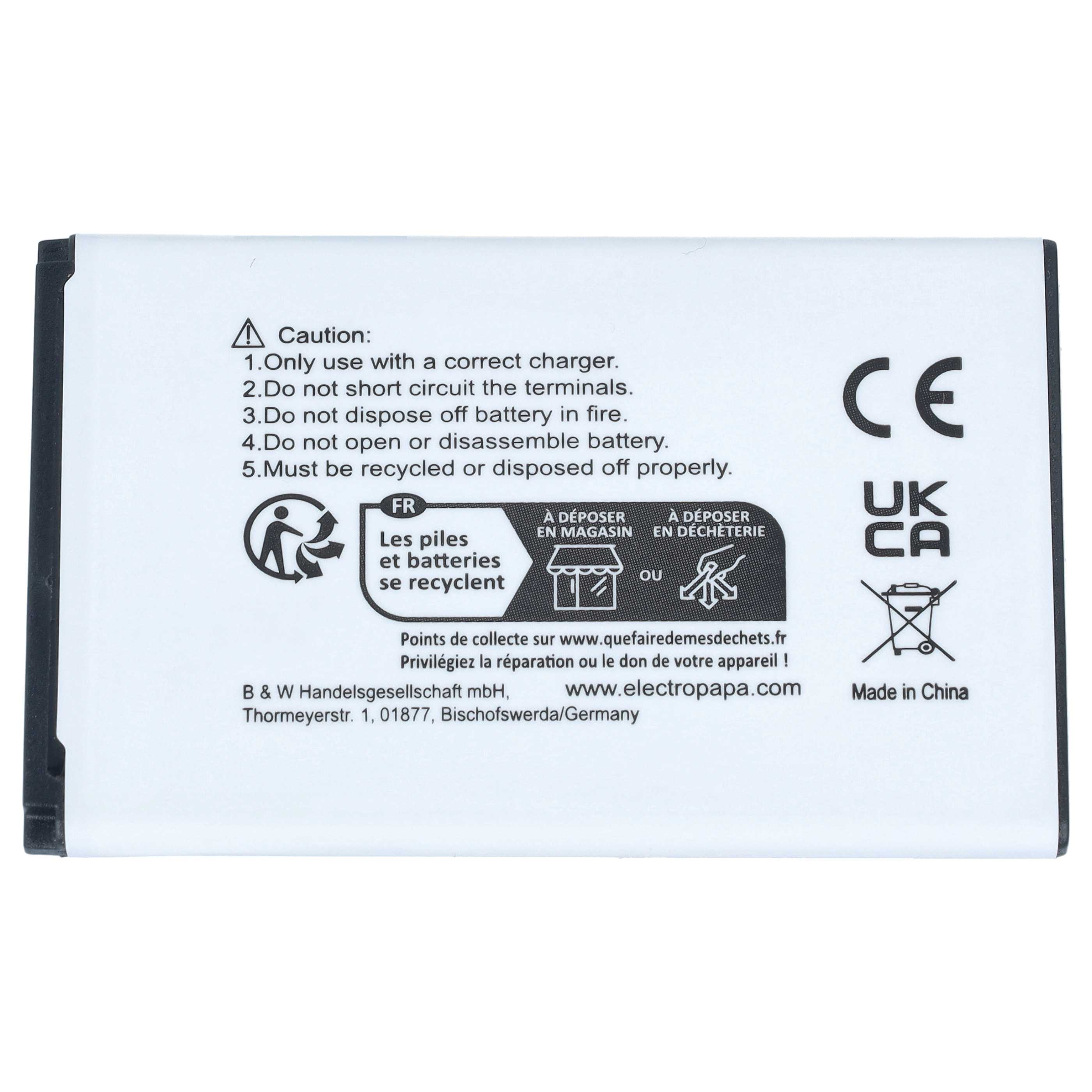 Akumulator do telefonu smartfona zamiennik Nokia BL-4UL, BL-4WL - 1200 mAh 3,7 V Li-Ion