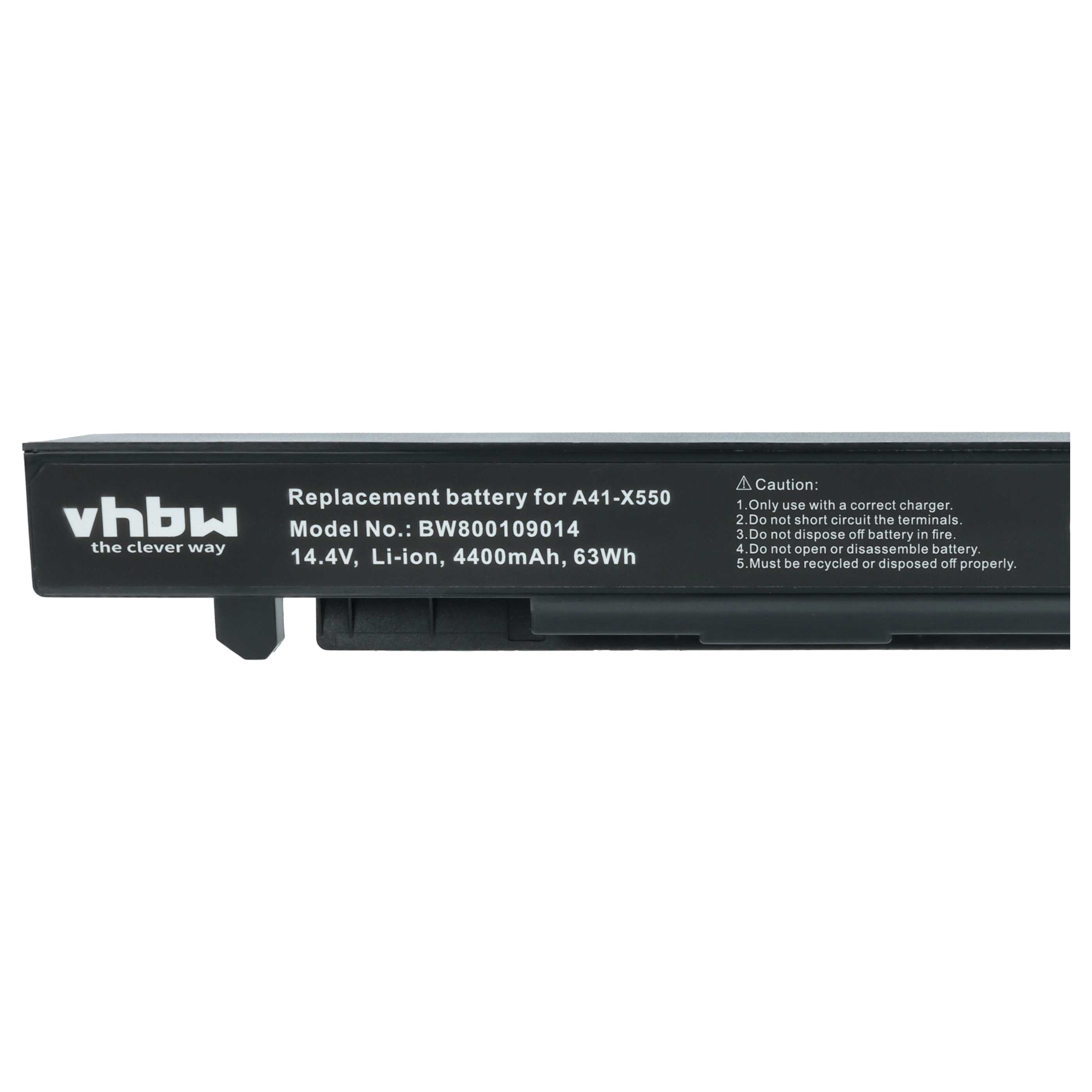 Akumulator do laptopa zamiennik Asus A41-X550, A41-X550A - 4400 mAh 14,4 V Li-Ion, czarny