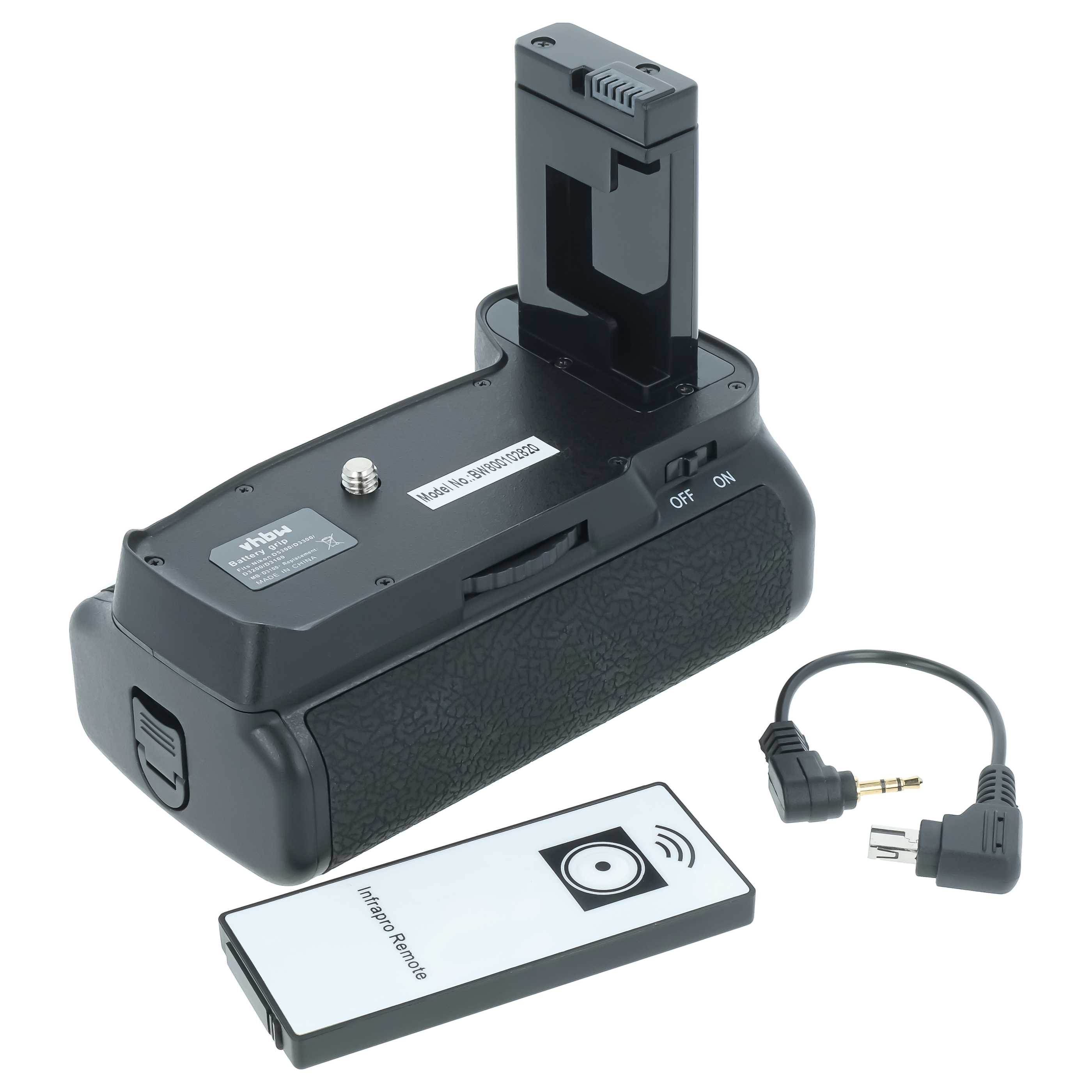 Battery Grip replaces Nikon BG-2F for Nikon Camera - Incl. Mode Dial, plastic / metal, Incl. Trigger