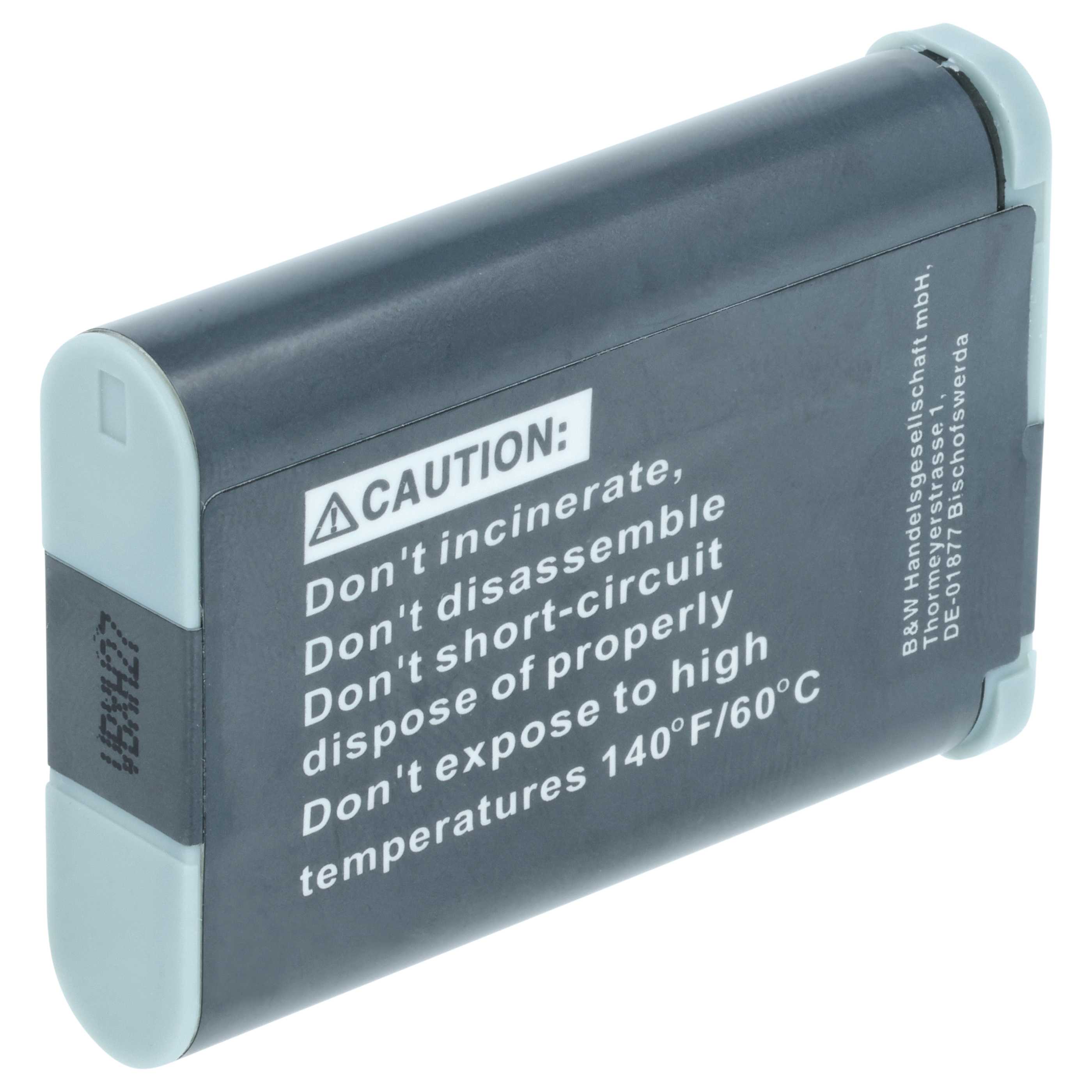 Battery replaces Canon NB-12L - 1800mAh, 3.7V, Li-Ion