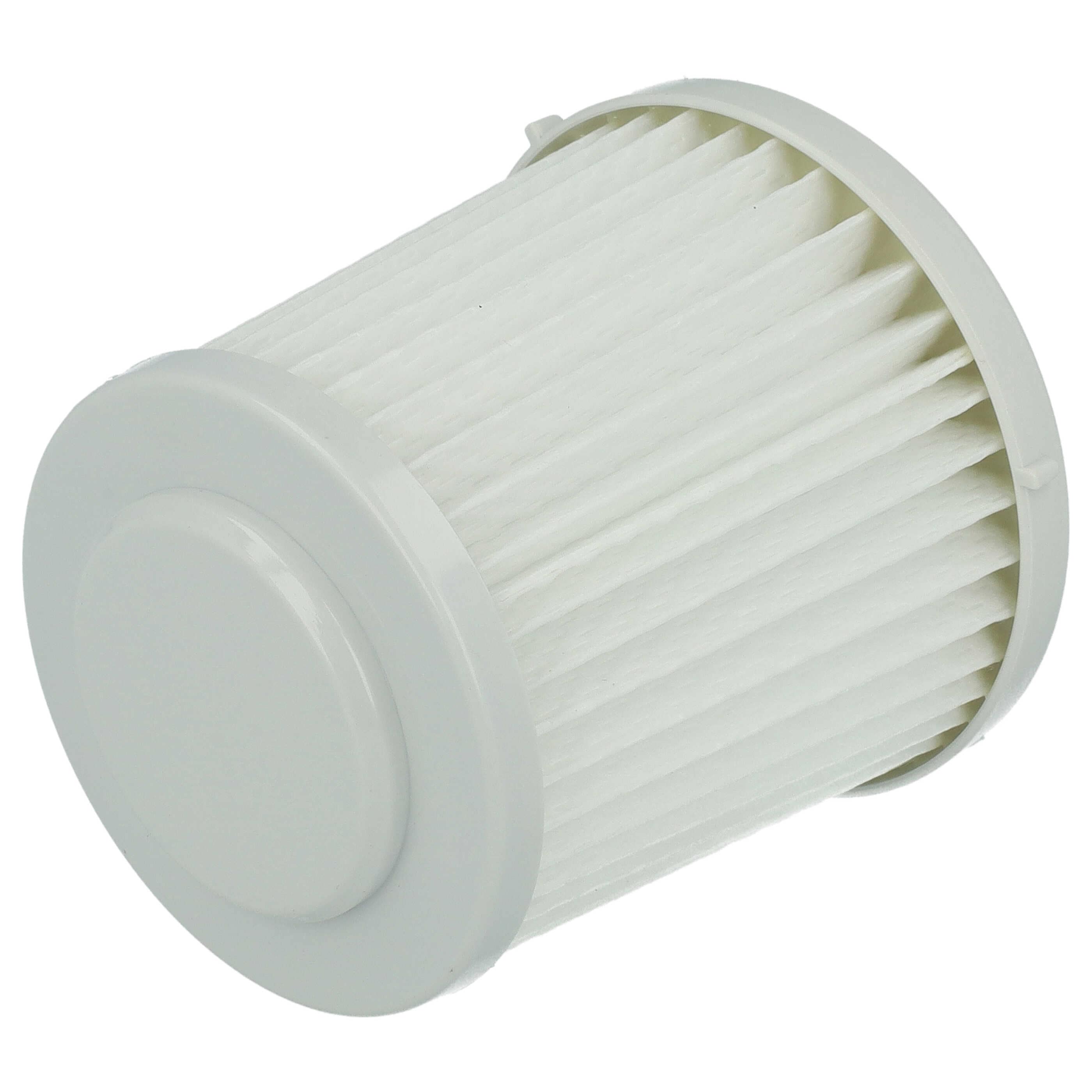 2x Filterfilter replaces Black & Decker FVF100 for Black & Decker Vacuum Cleaner, black / white