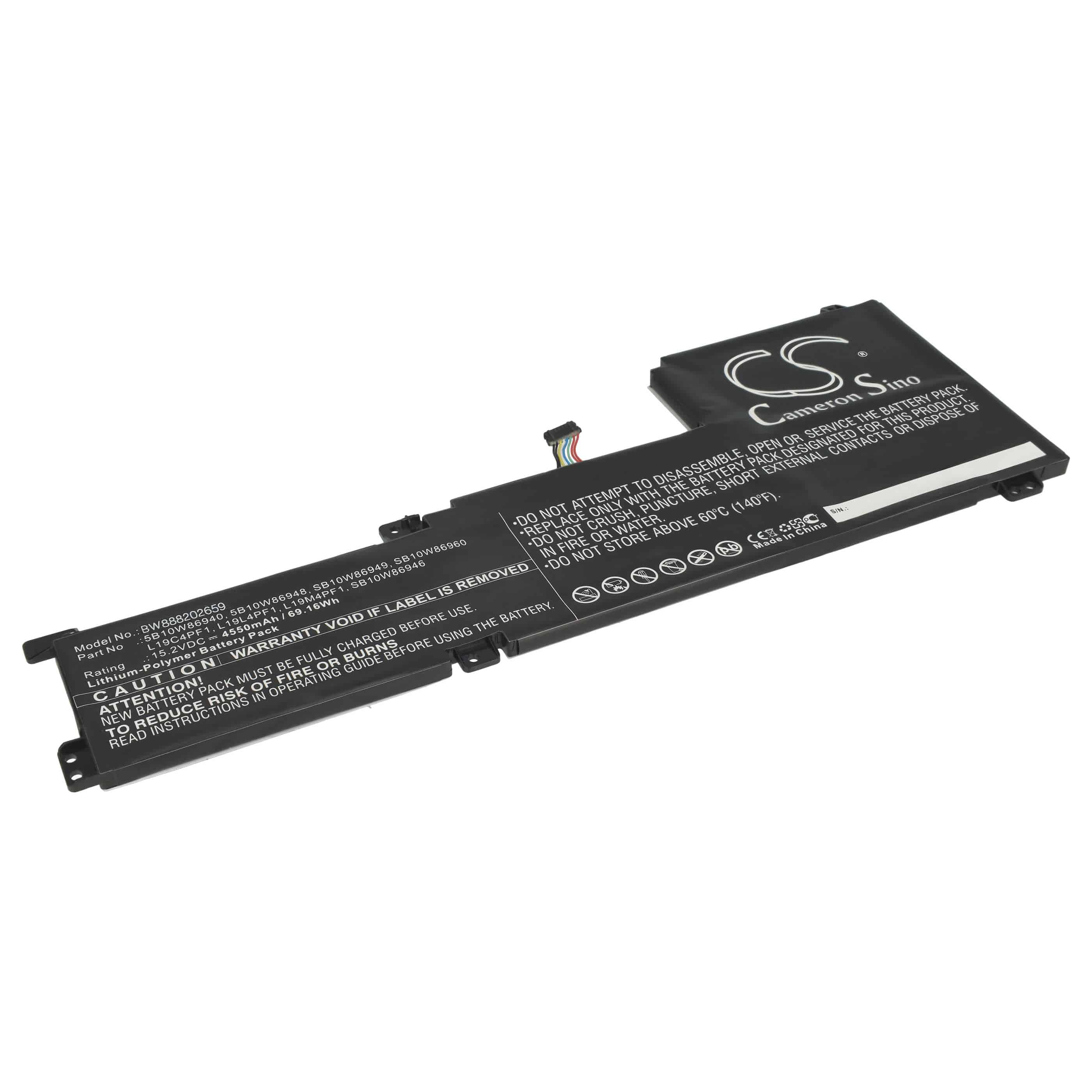 Akumulator do laptopa zamiennik Lenovo 5B10W86940, L19C4PF1, 5B10W86948, L19L4PF1 - 4550 mAh 15,2 V LiPo