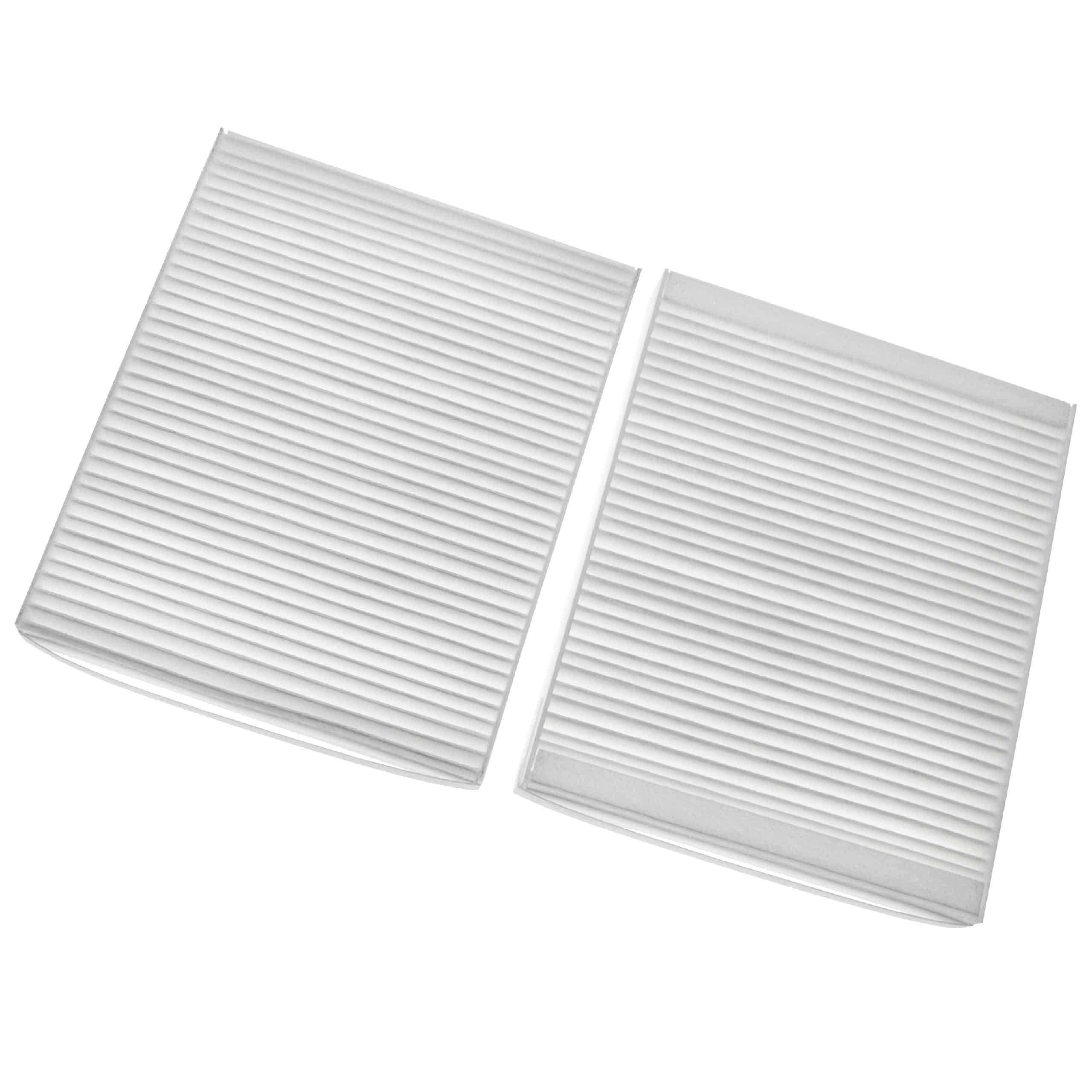1x filtre d'échappement / 1x filtre à air d'entrée F7 remplace Lunos 040110, 040 110 pour ventilateur