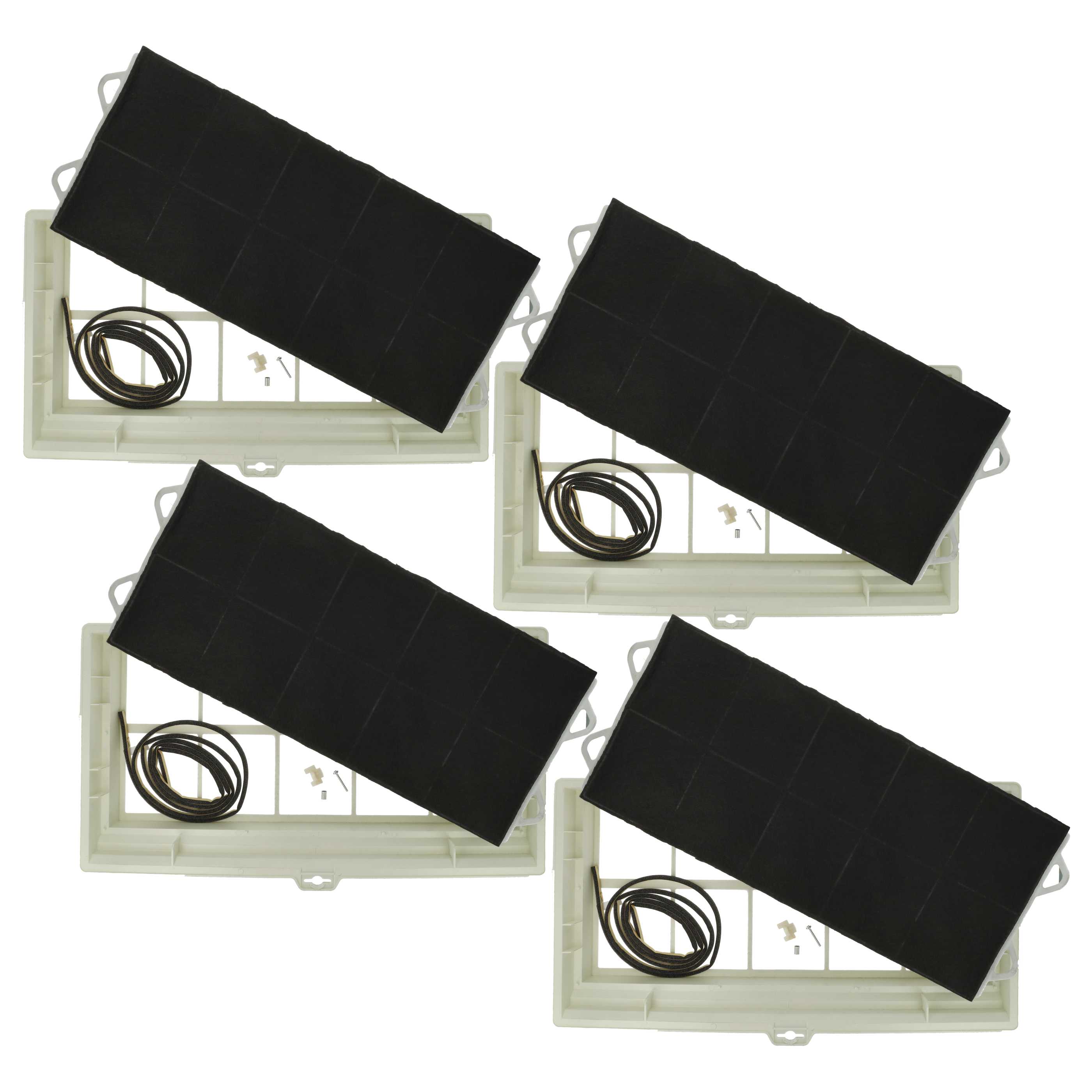4x Filtres à charbon actif remplace Bosch 460478, DSZ13AF pour hotte Bosch