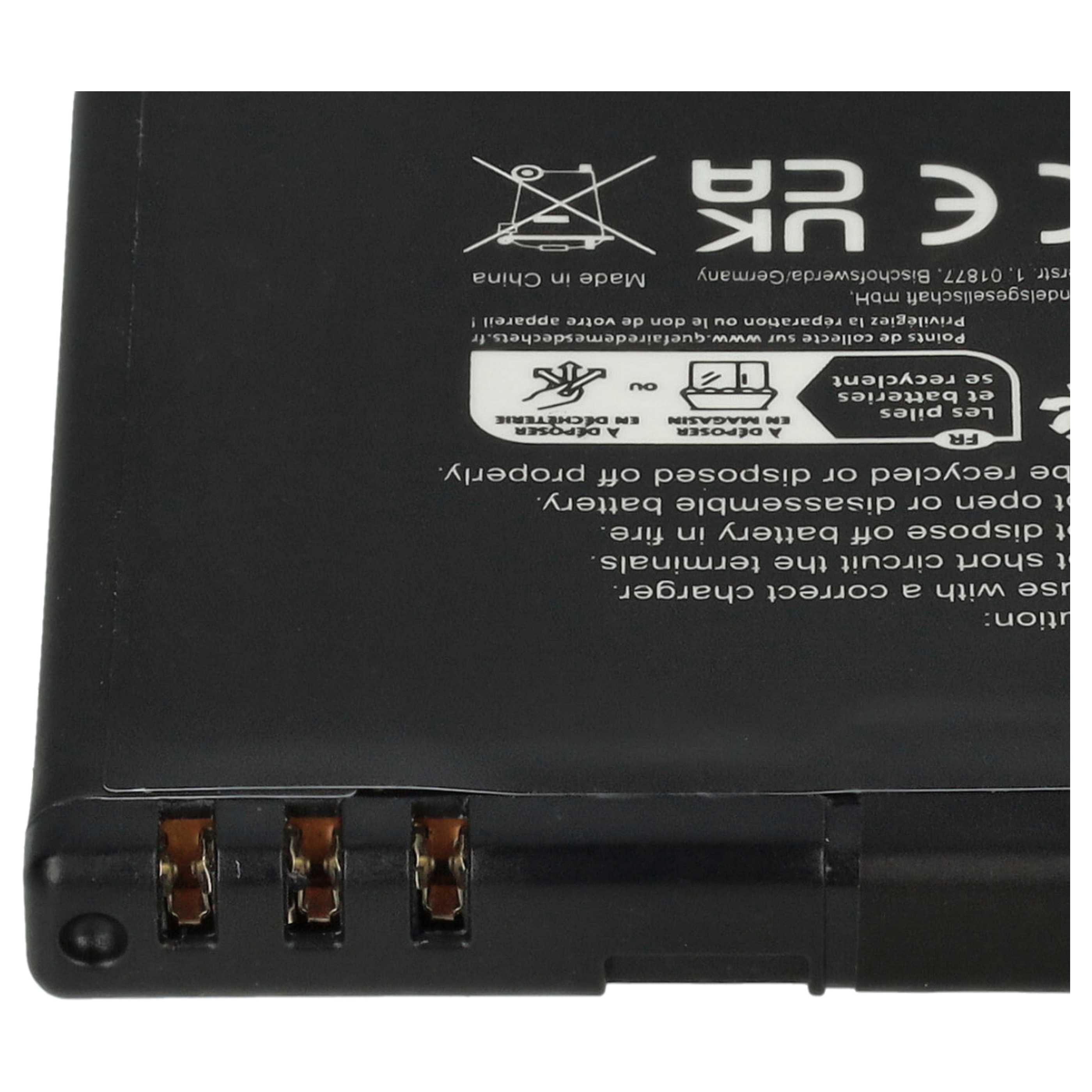 Akumulator do telefonu smartfona zamiennik Nokia BL-5F, MP-S-O - 1100 mAh 3,7 V Li-Ion