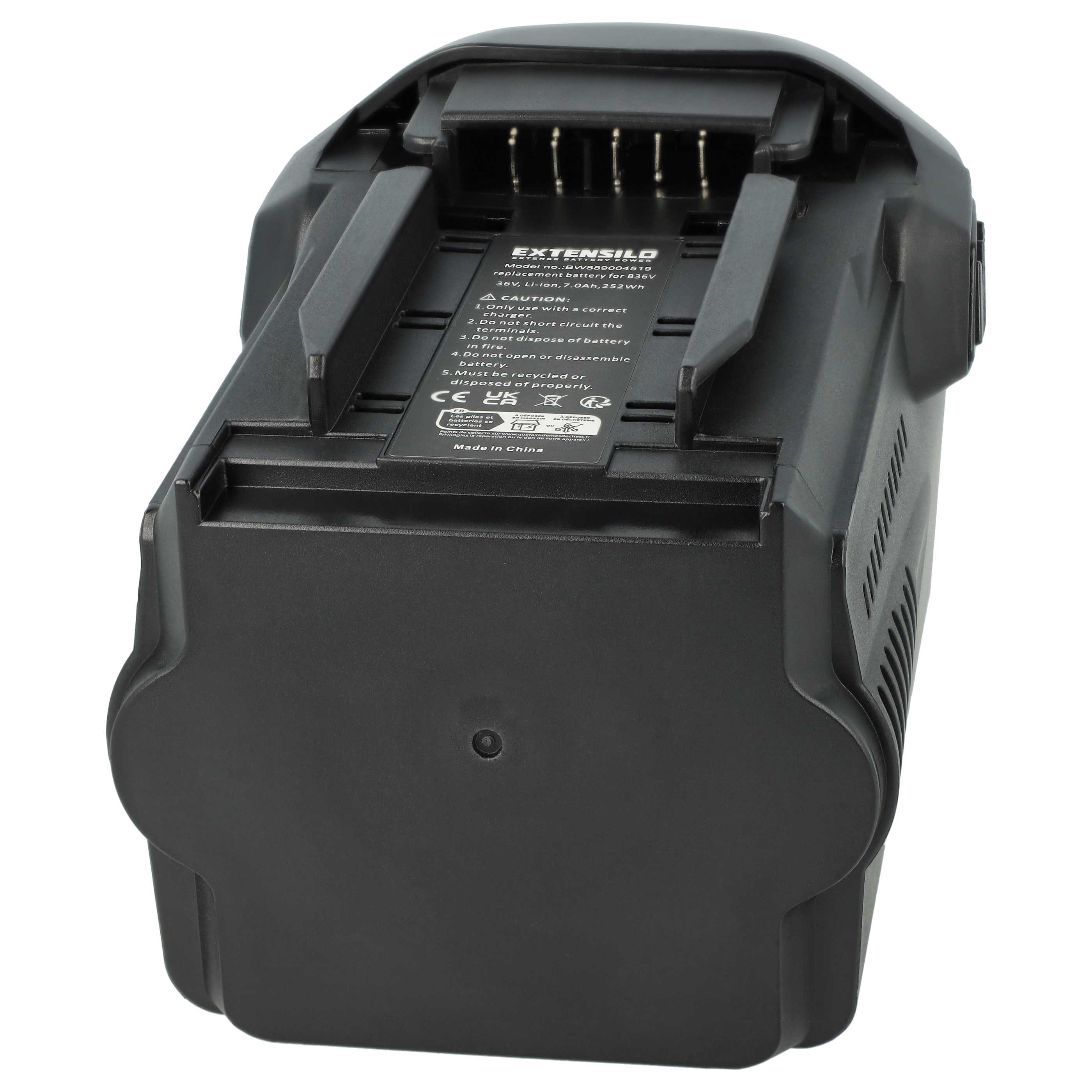 3x Battery replaces Hilti B36, B36V, 2203932, 418009 Electric Power Tool - 7000 mAh, 36 V, Li-Ion