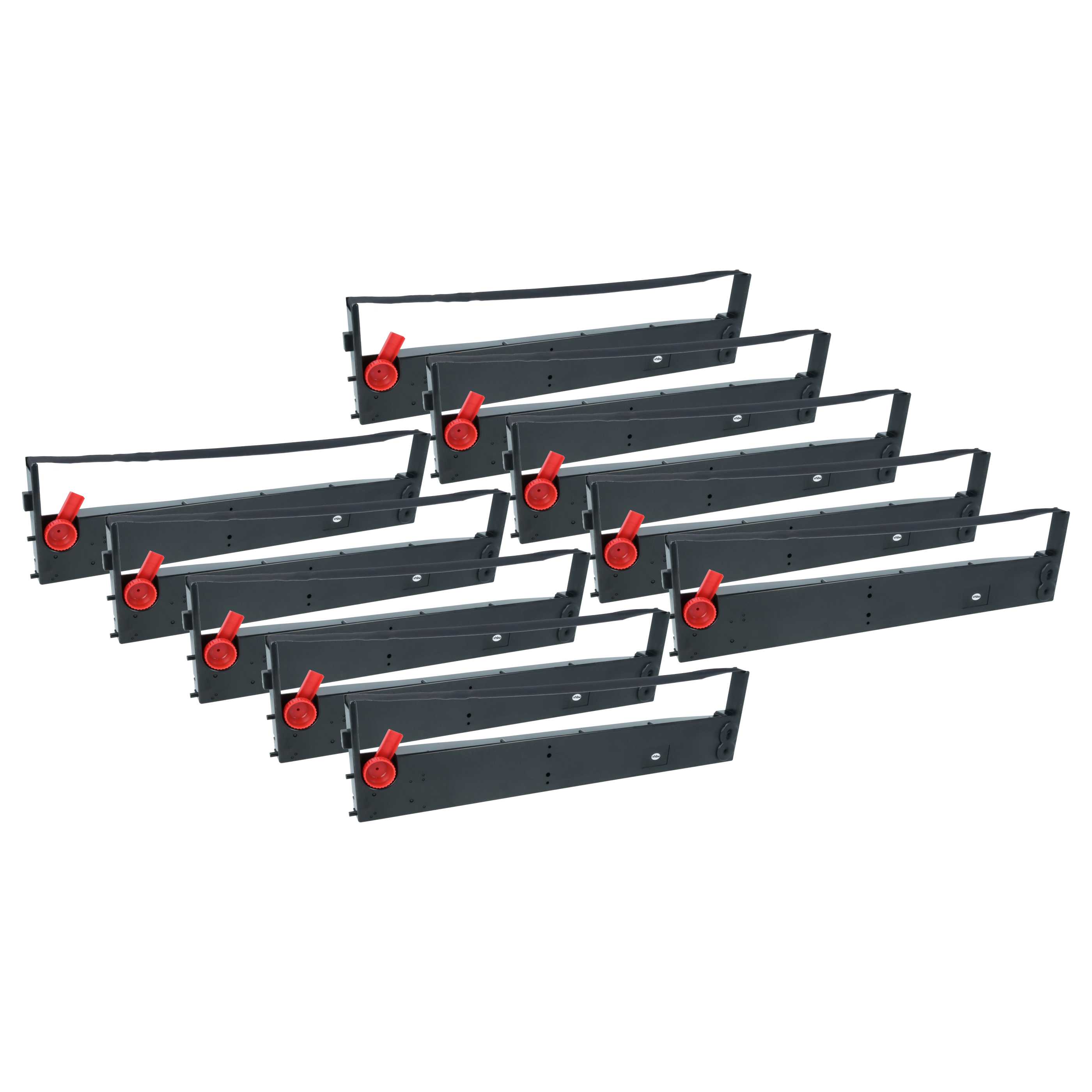 10x Ink Ribbon replaces Tally Genicom 062471 for Dot Matrix, Receipt Printer - Black