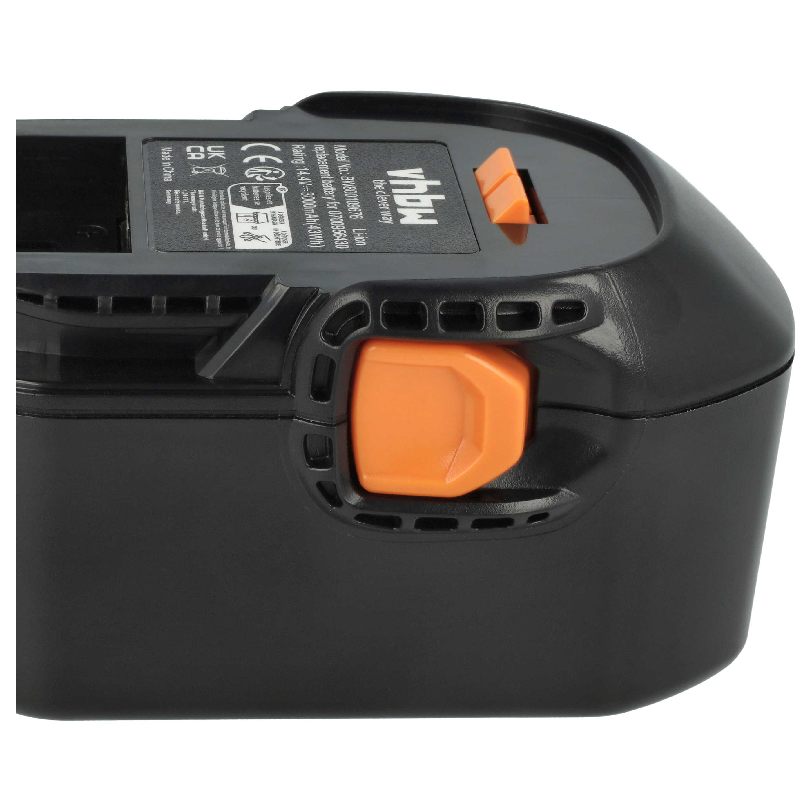 Batterie (2 pcs.) remplace 0700956430, 4932 352111, 4002395367641 outil électrique Fromm - 3Ah 14,4V Li-ion