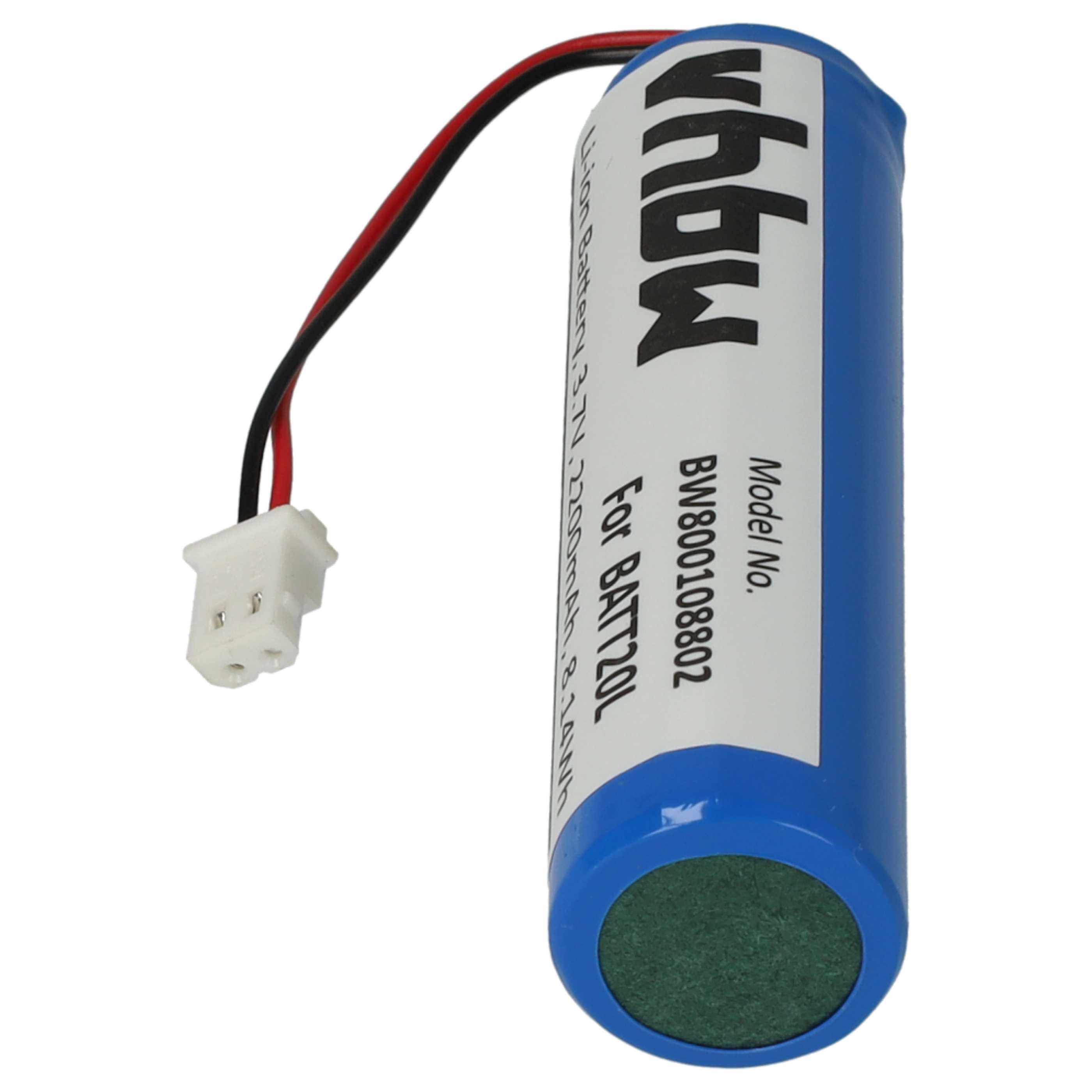 DAB Radio 3x Battery replaces BATT20L - 2200 mAh 3.7 V Li-Ion