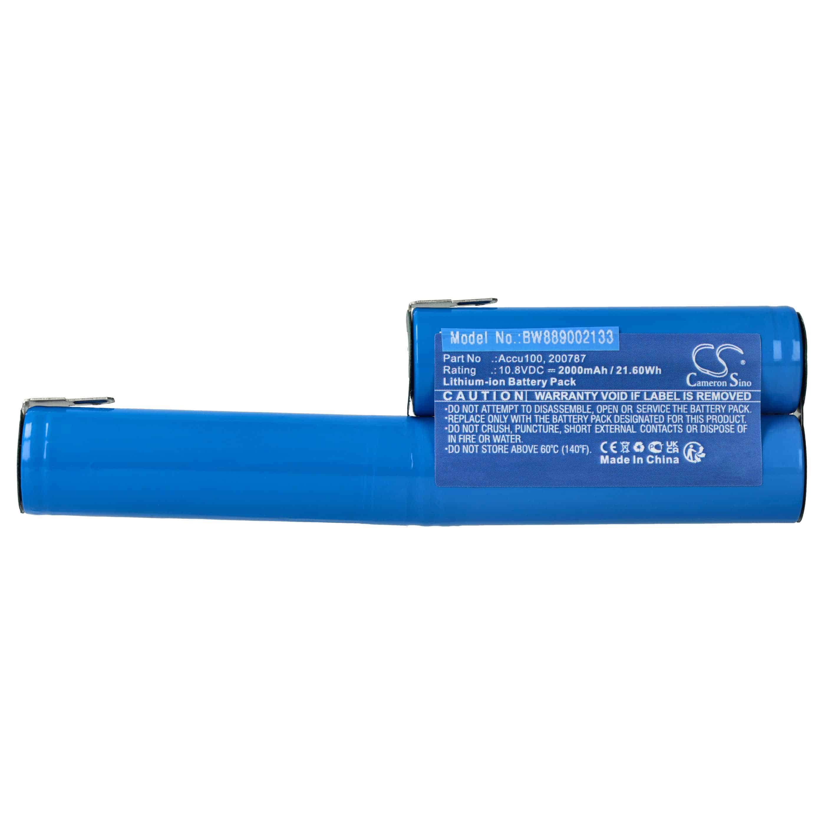 Lawnmower Battery Replacement for Bosch 08830-00.640.00, 08804-00.640.00 - 4200mAh 11.1V Li-Ion