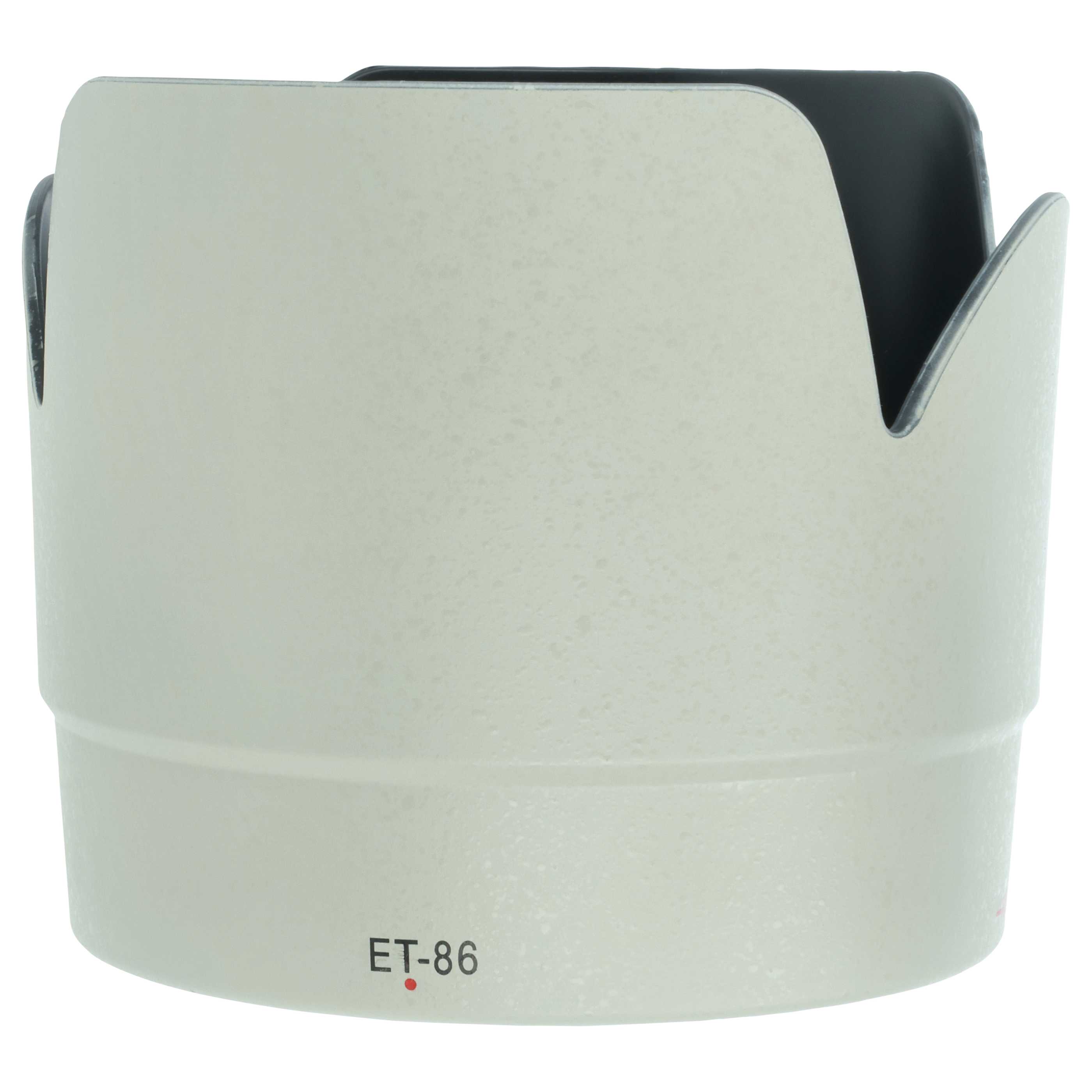 Lens Hood replaces Canon ET-86 for Canon Lens with 77 mm Diameter, plastic, white / grey