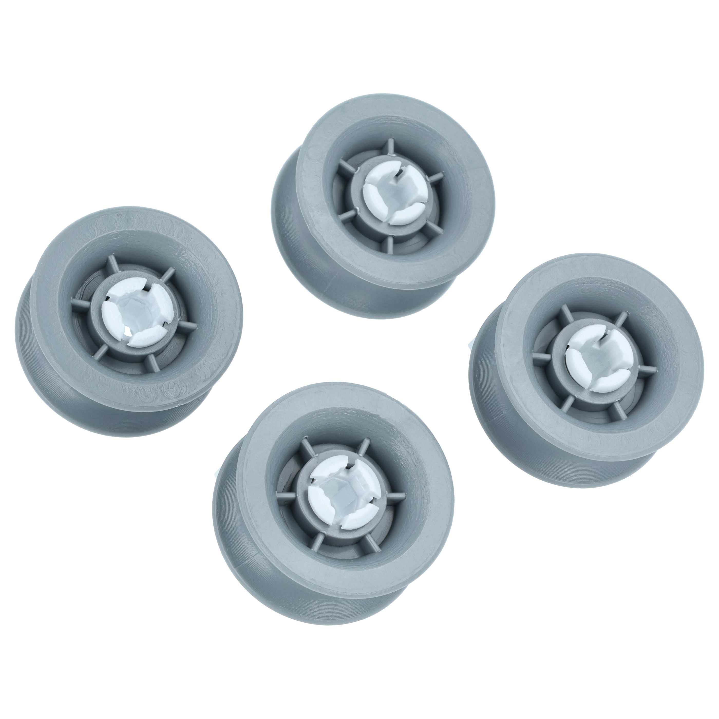 4x Korbrolle Unterkorb passend für Blaupunkt, Constructa, Balay, Pitsos Geschirrspüler u.a. - ⌀ 31 mm