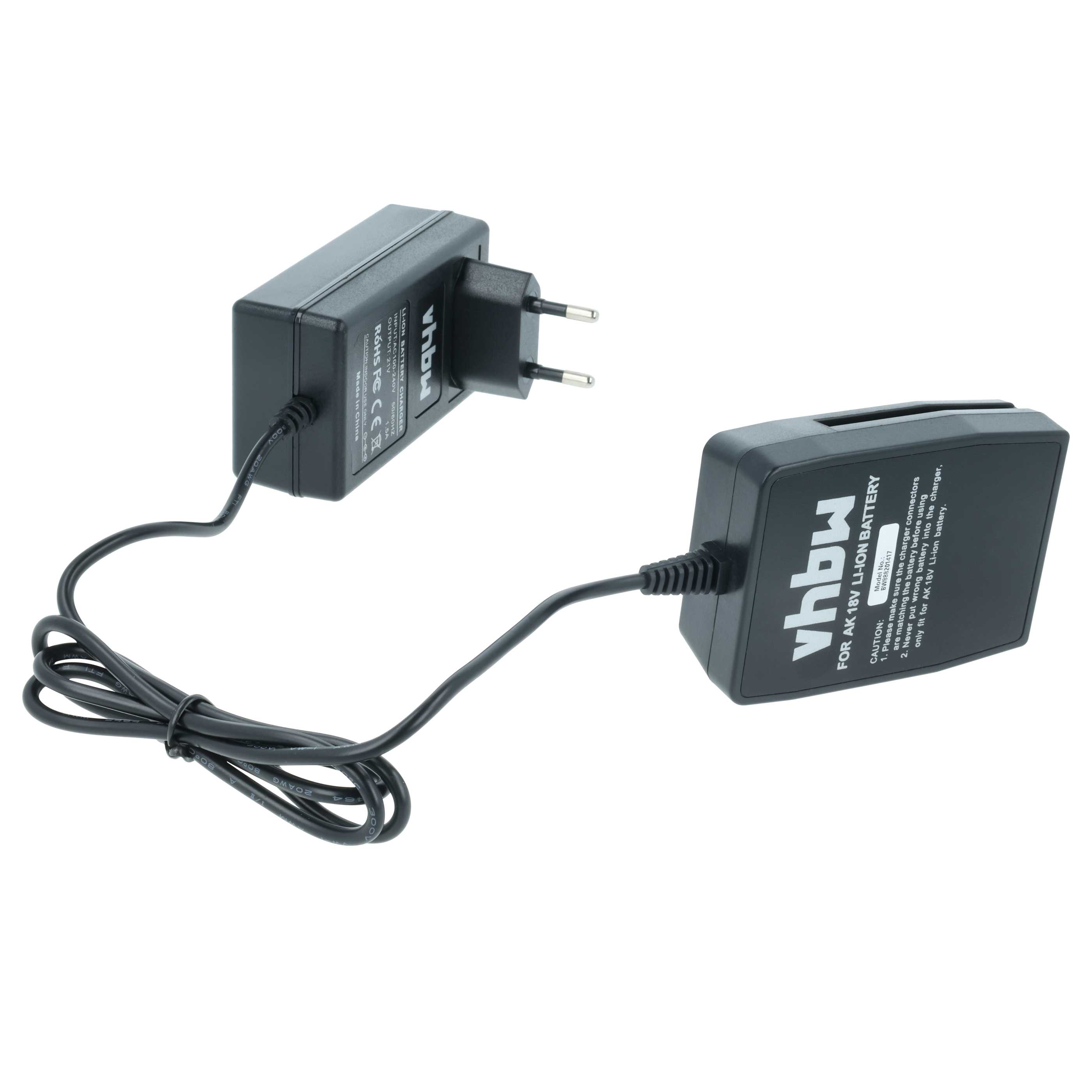 Caricabatterie per batterie utensile DeltaFox, Worx, Rockwell, AL-KO - Li-Ion, 1,5A